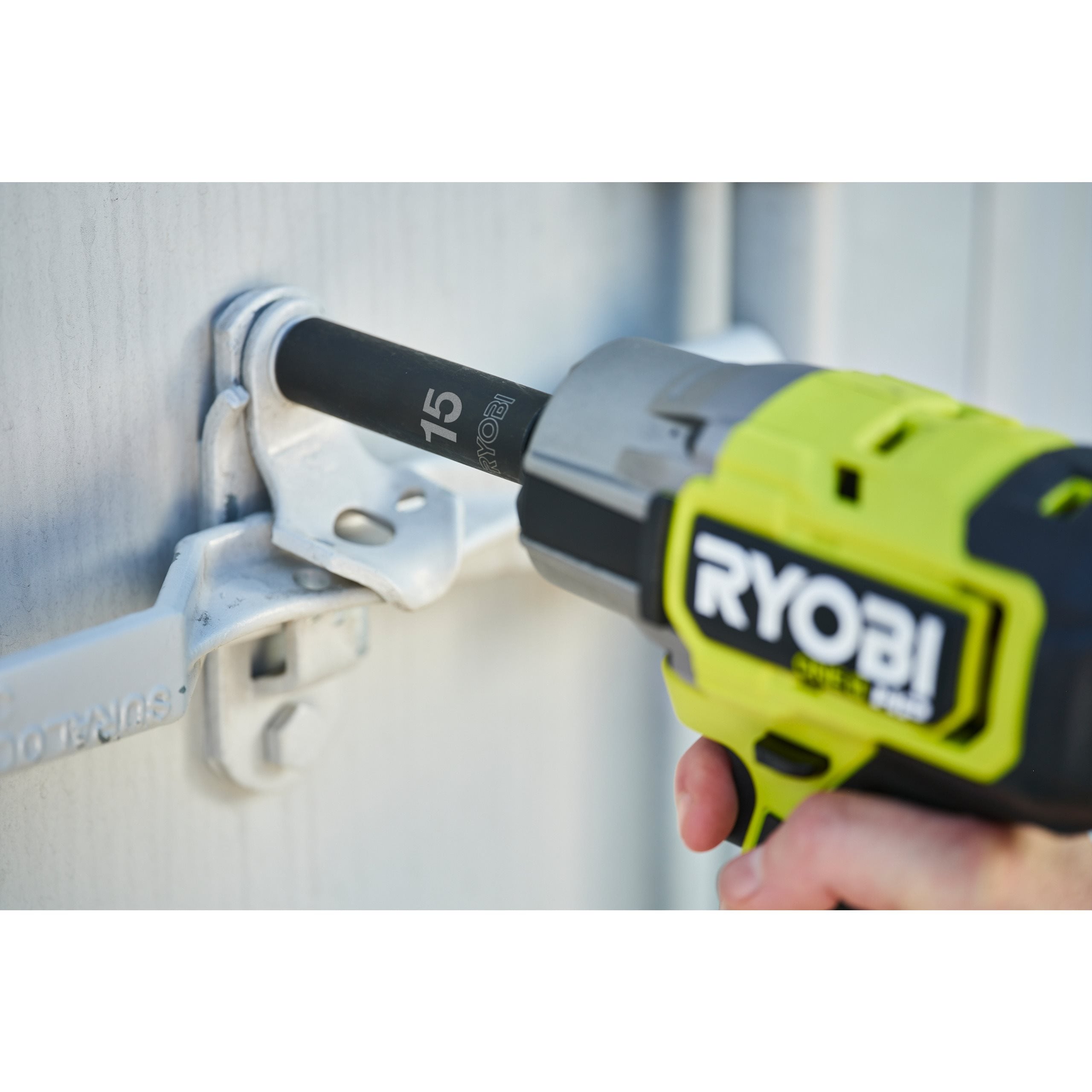 RYOBI 11-teiliges Steckschlüssel-Set – 1/2 Zoll Antrieb, SAE, Schlagfest