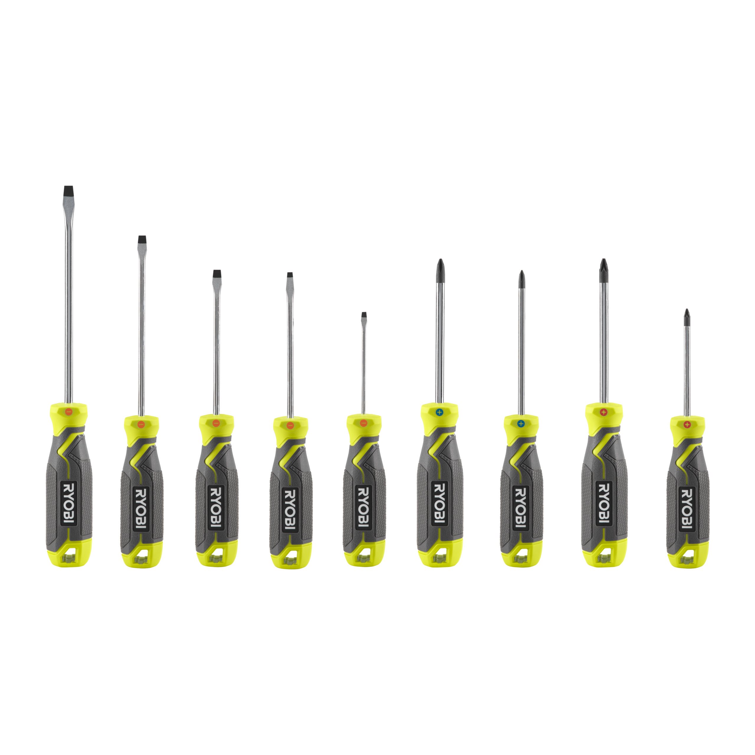 RYOBI Jeu de tournevis magnétiques 9 pcs - vue 3