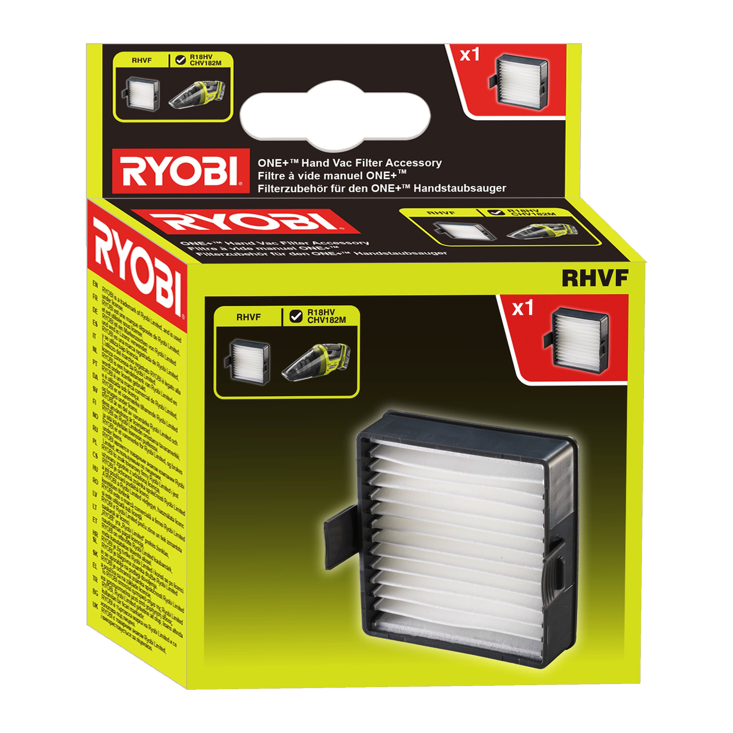 RYOBI Kit 6 accessoires pour nettoyage de l'automobile pour aspirateur