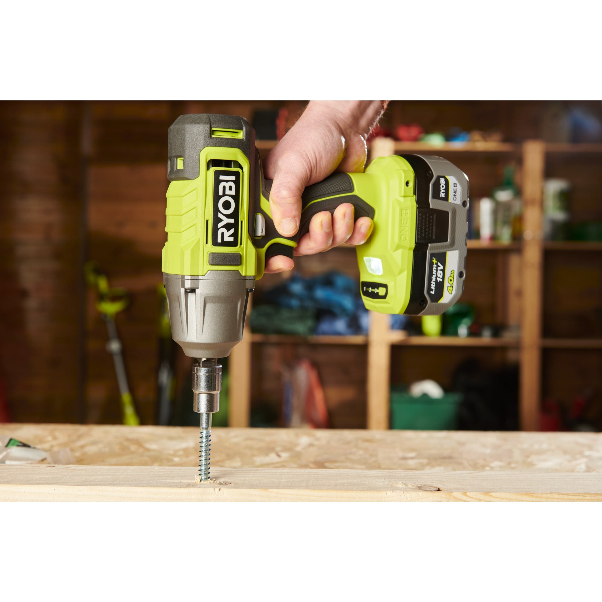 18V ONE+™ trijų greičių smūginis veržliasukis | Ryobi
