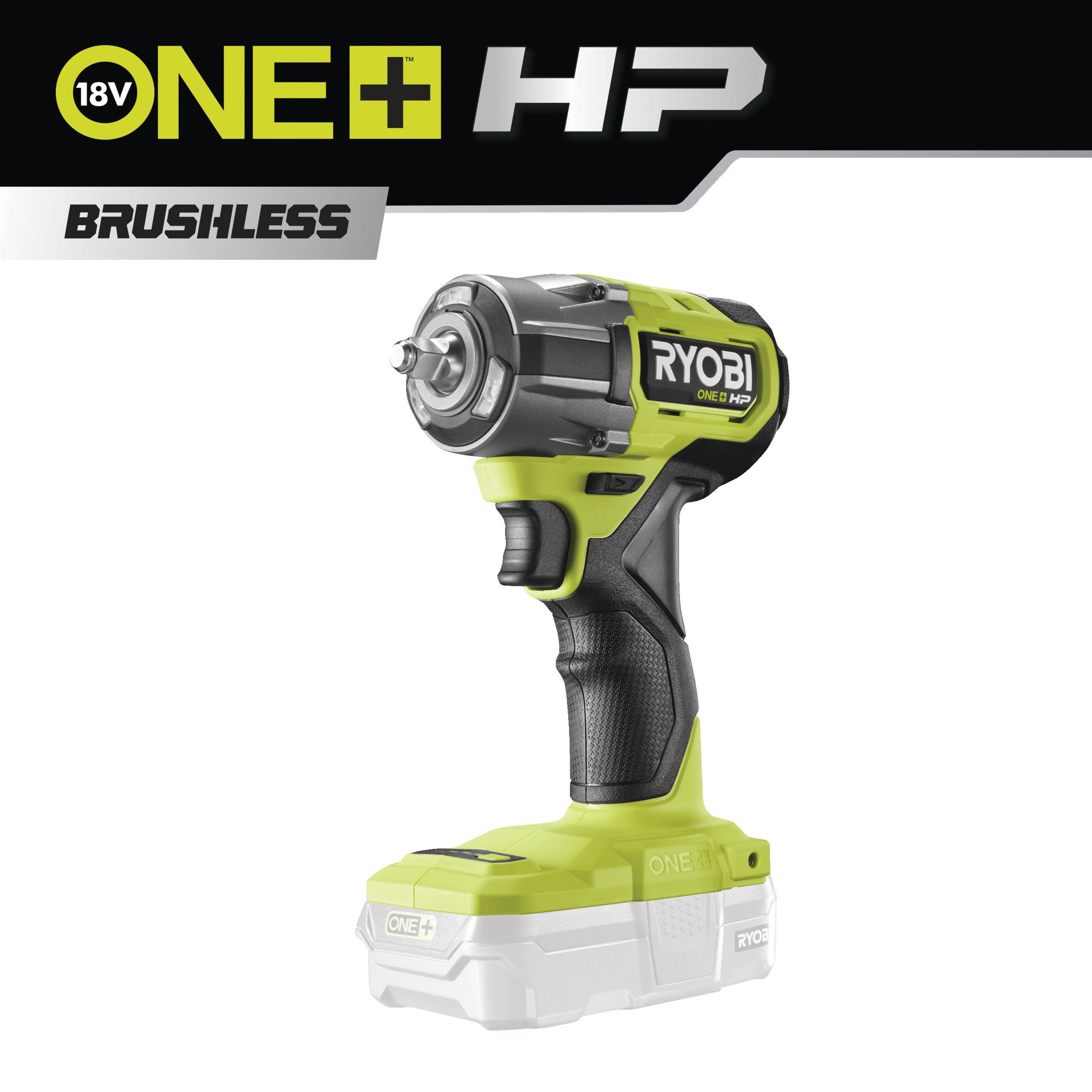 Ryobi Klucz udarowy akumulatorowy bezszczotkowy 400 Nm 18V ONE+ HP RIW1838C-0