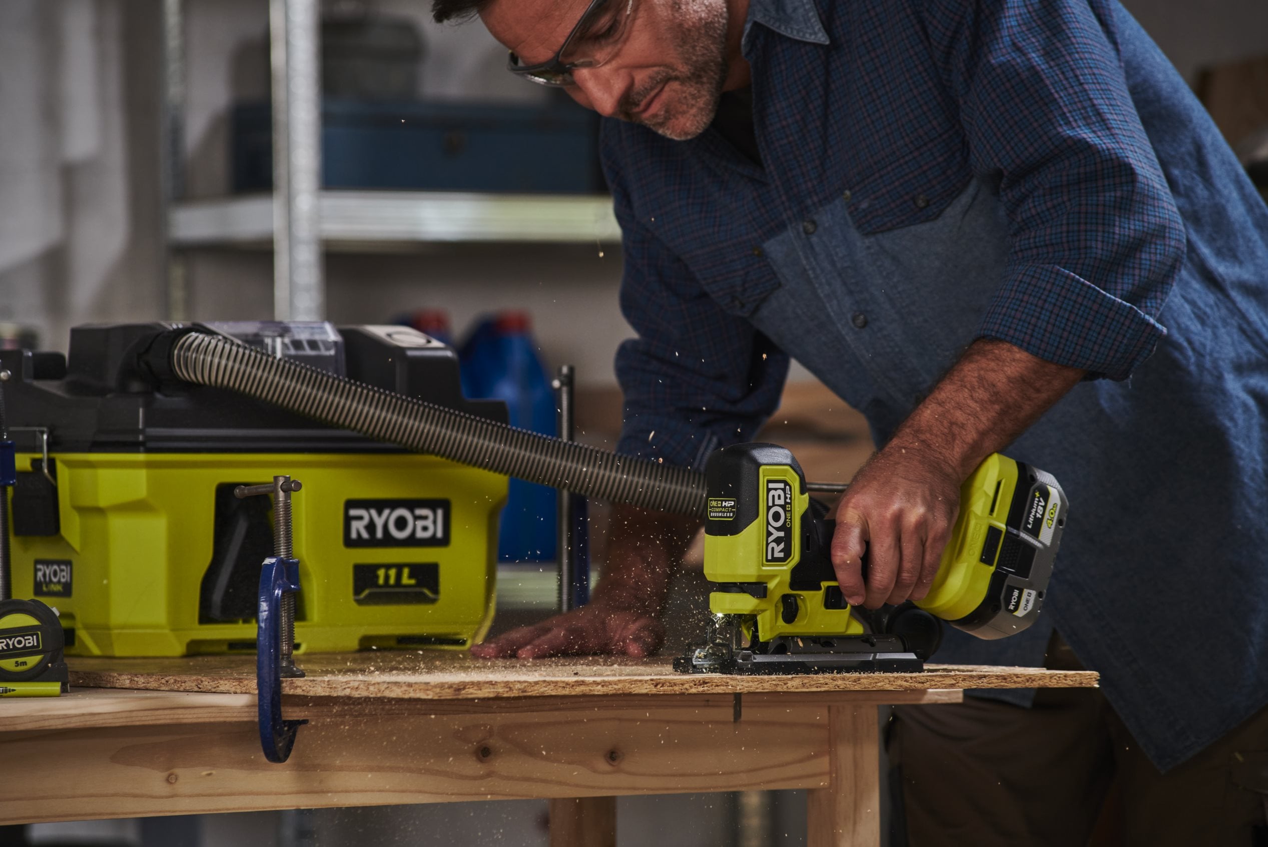 Ryobi Command Force 18V ONE+™ HP Cordless Brushless Body Grip Jigsaw (Bare Tool) | Ryobi