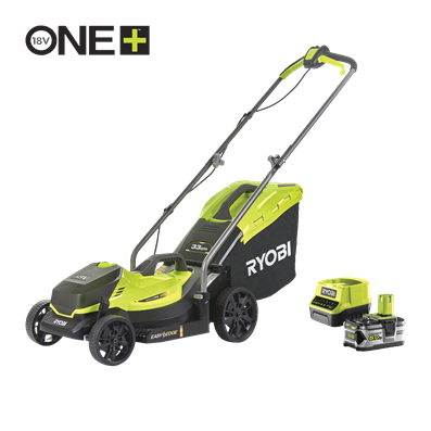 18V ONE+™ 33cm Lawnmower (1x 5.0 Ah)