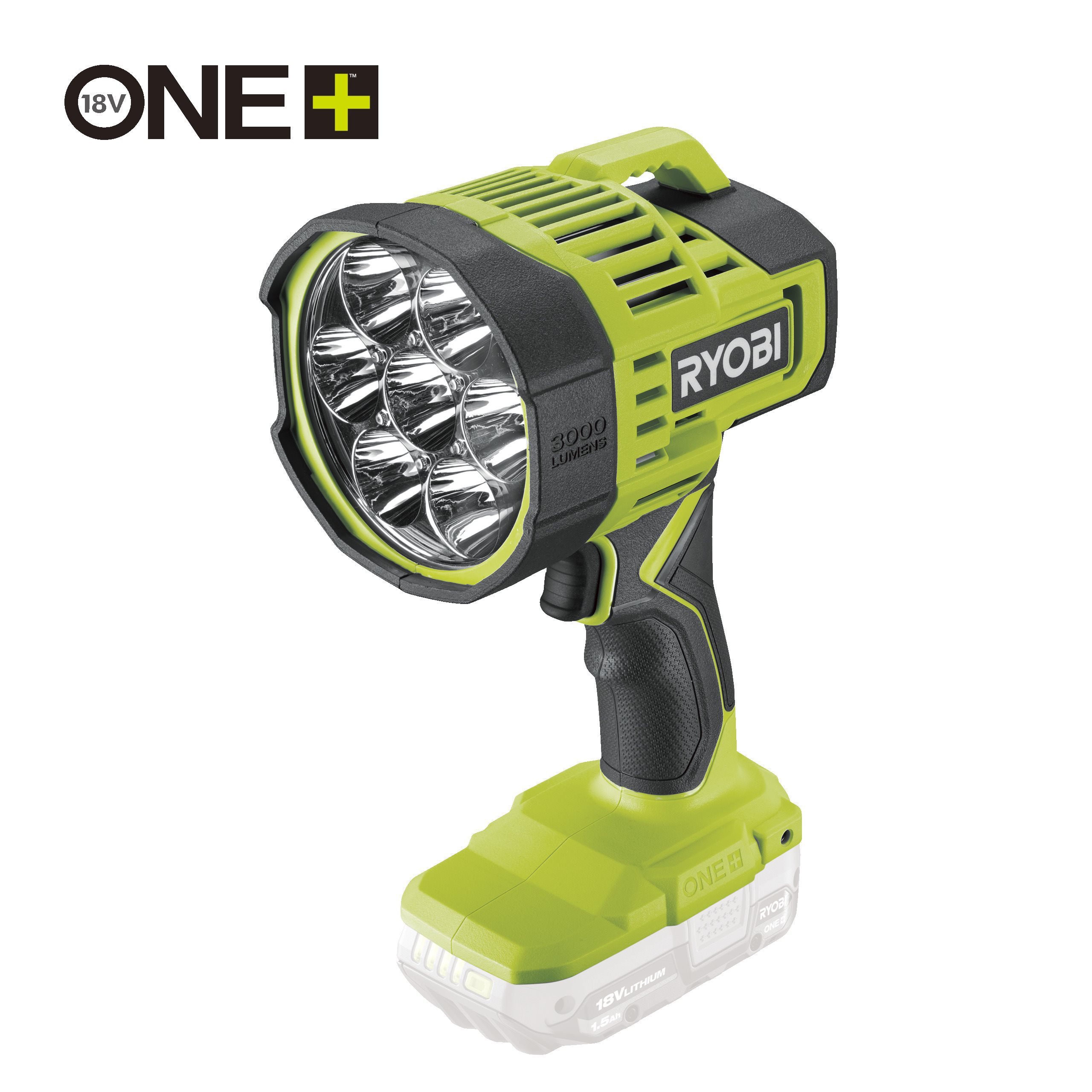 Ryobi Lampa LED reflektor latarka 3000 Lm 18V ONE+ RLS18-0