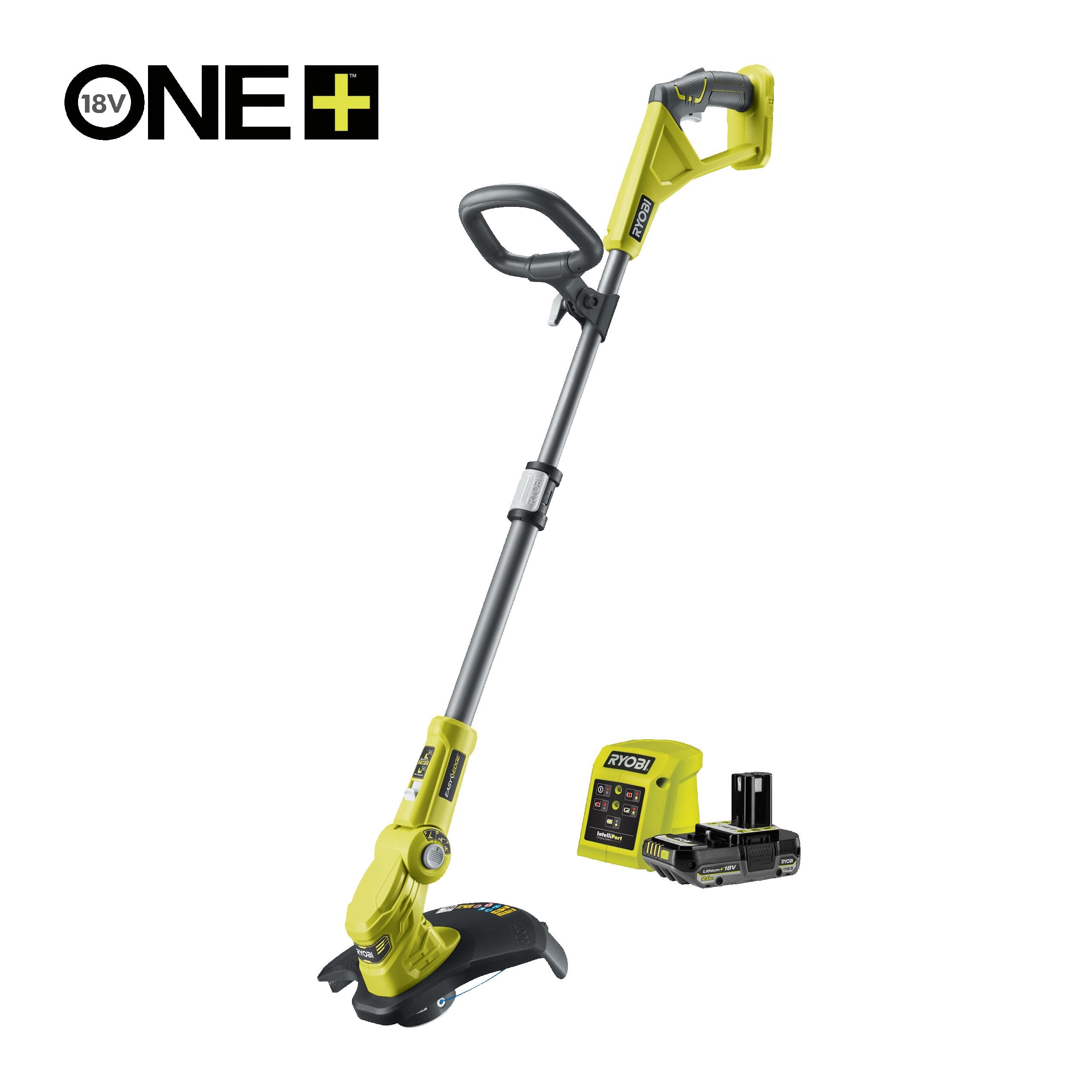 Ryobi Podkaszarka akumulatorowa 25/30cm 18V ONE+™, w zestawie z akumulatorem 2.0Ah i ładowarką RLT183220SP