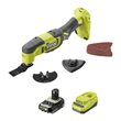RYOBI 18 V ONE+ Akku-Multitool, RMT18-0, Oszilationswinkel 3,0°, inkl. 2,0 Ah Akku und 2,0 A Ladegerät_snippet_video_1