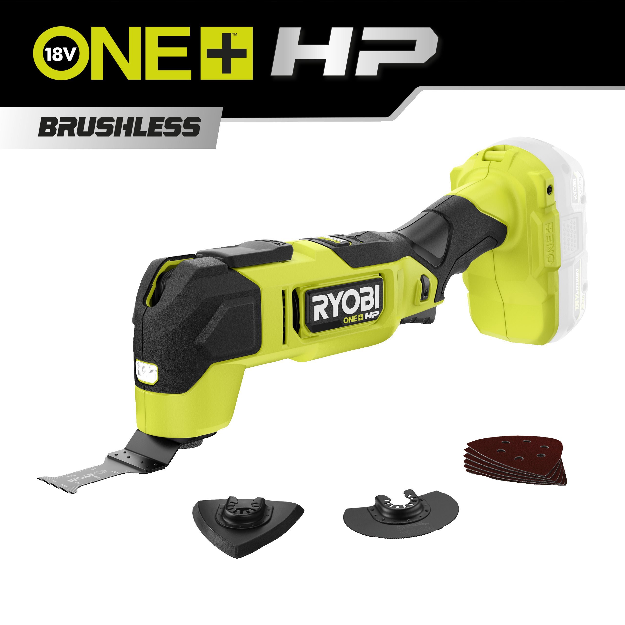 Ryobi Narzędzie wielofunkcyjne bezszczotkowe 18V ONE+ High Performance RMT18X-0