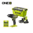 Taladro percutor 50Nm 18V ONE+™ (1x 5.0Ah y 1x 2.0Ah) + Caja de heramientas + estuche de 17 piezas para atornillar_hero_0