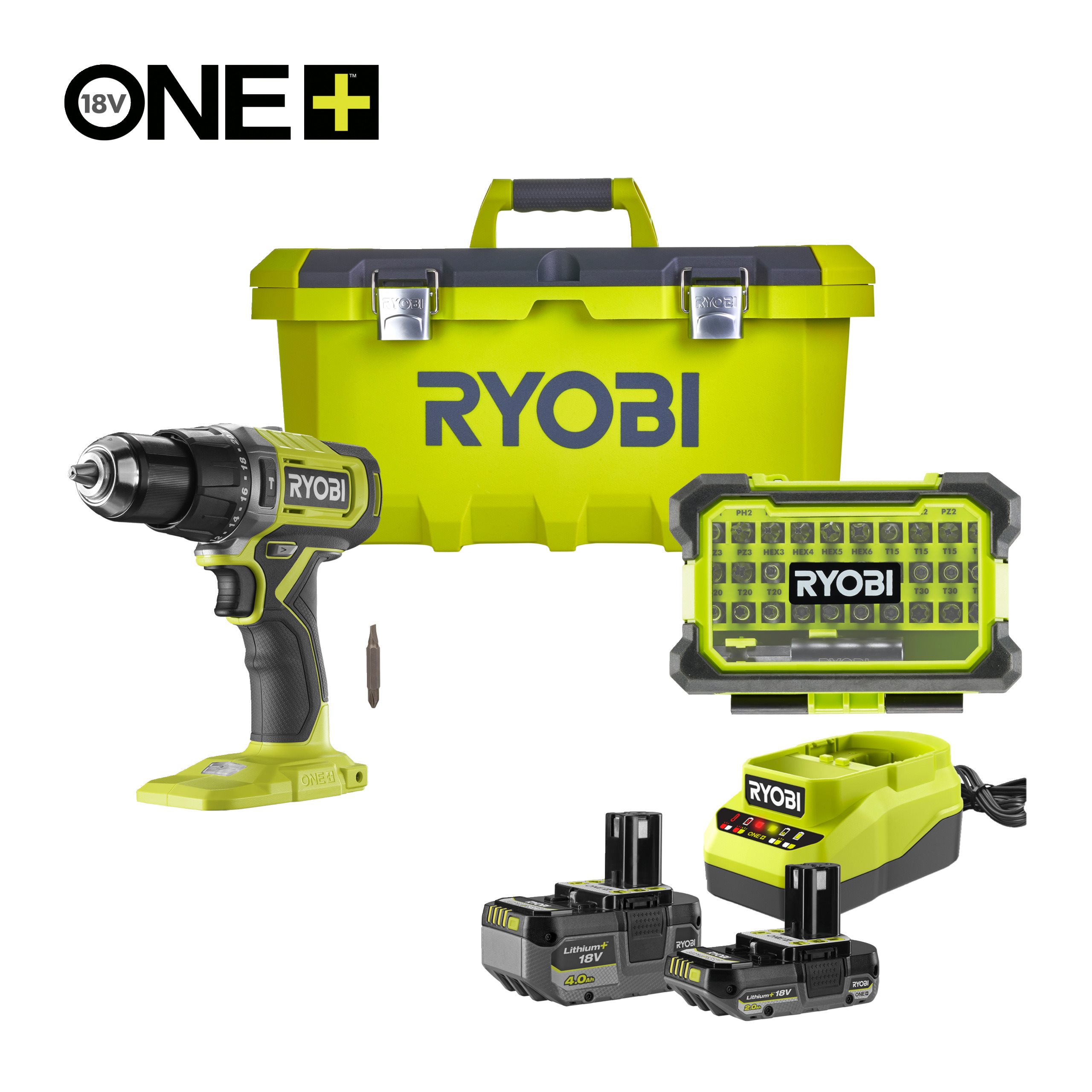 Perceuse Visseuse Ryobi 18V - 52 Nm, 5Ah, Mandrin Sans Clé, NEUVE