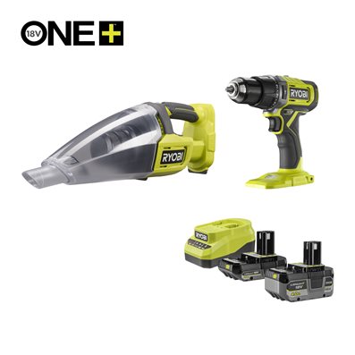 18V ONE+™ Percussion Drill (1x 4.0Ah, 1x 2.0Ah)