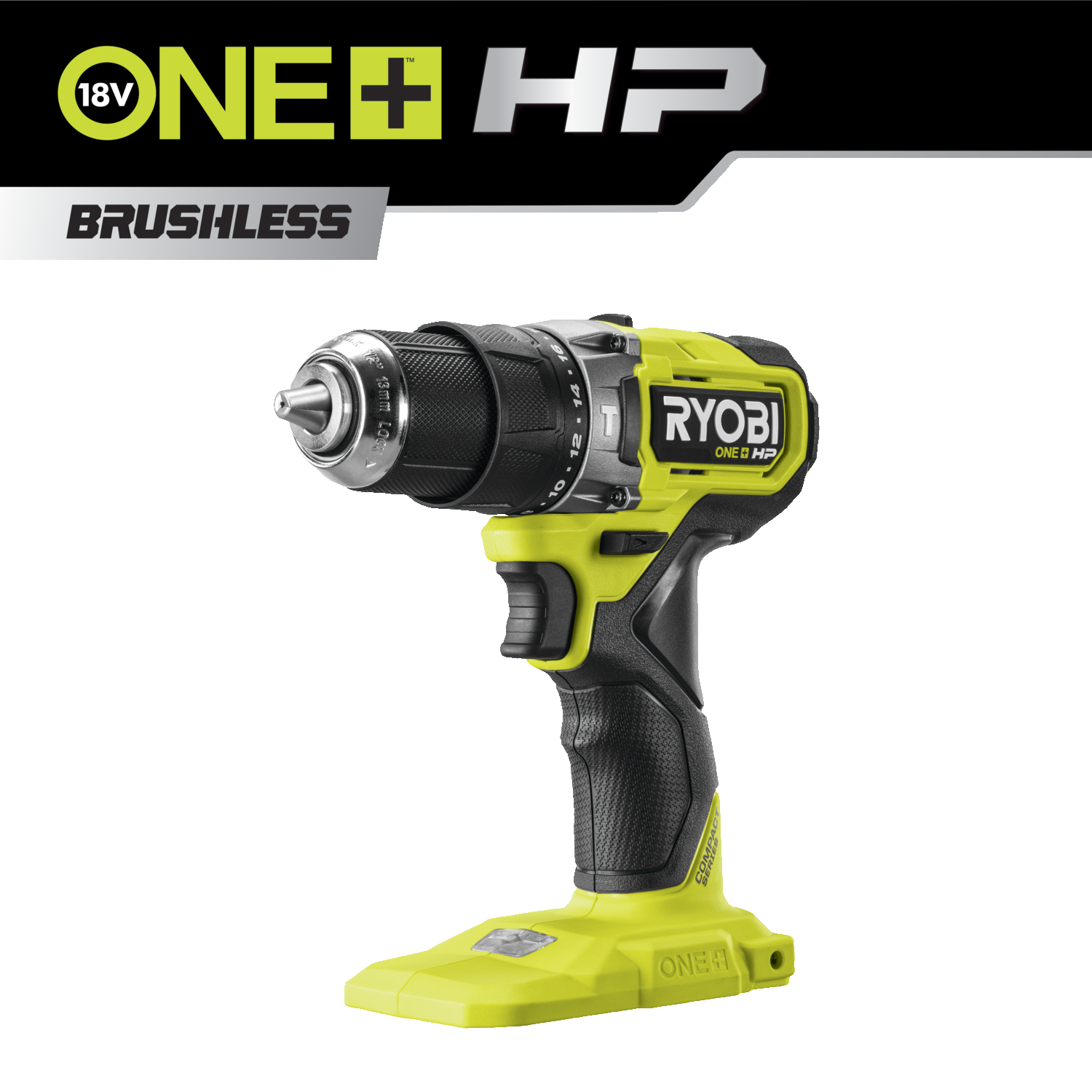 18V ONE HP Compact Cordless Brushless Combi Drill Bare tool RYOBI RPD18C1 0