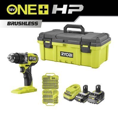 18V ONE+™ HP Compact Brushless Percussion Drill (1x 2.0Ah, 1x 5.0Ah) 