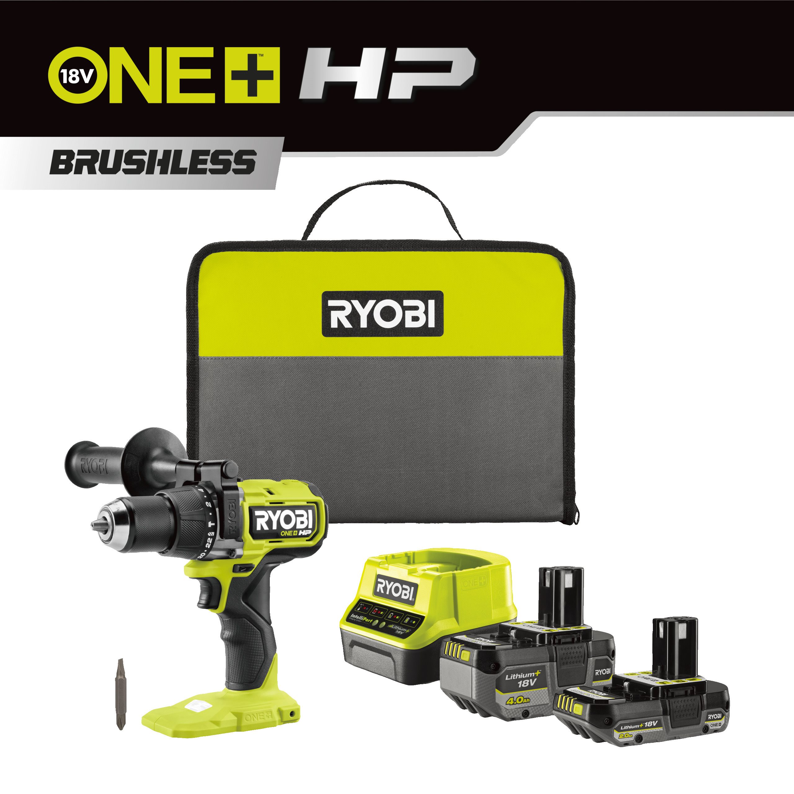 Taladro percutor sin escobillas 18V ONE+™ HP (1x 4.0Ah, 1x 2.0Ah)_hero_0