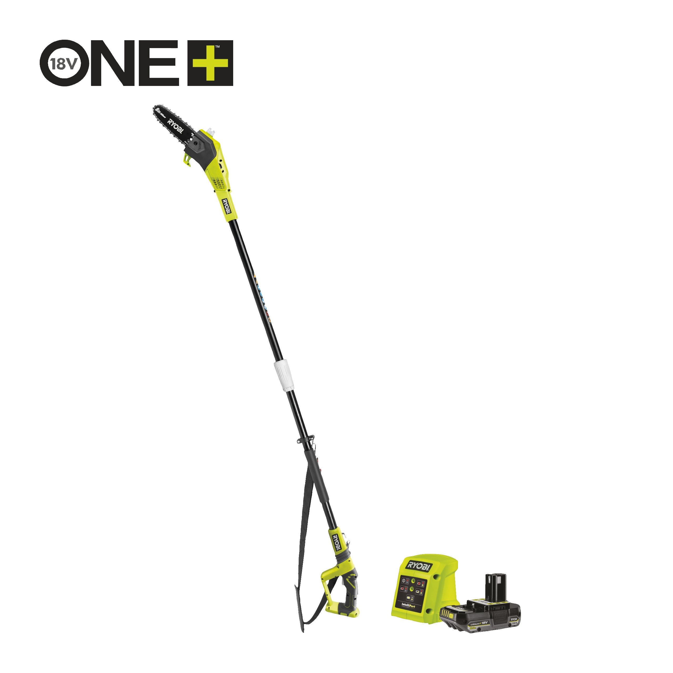 Ryobi Piła na wysięgniku 20cm akumulatorowa 18V ONE+™ z akumulatorem 2.0Ah i ładowarką RPP182020