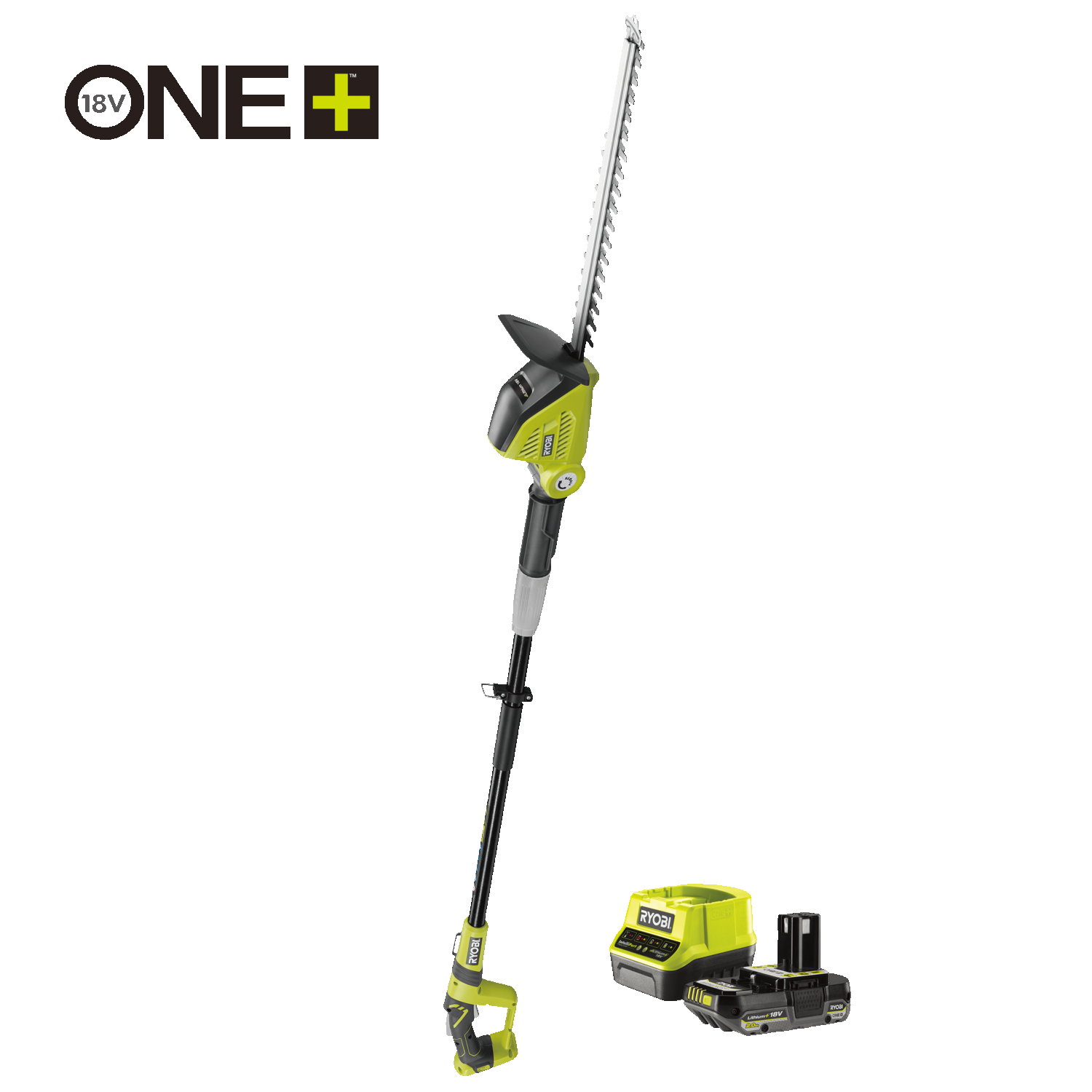 Extended Pole Hedge Trimmer 45cm RYOBI 18V ONE