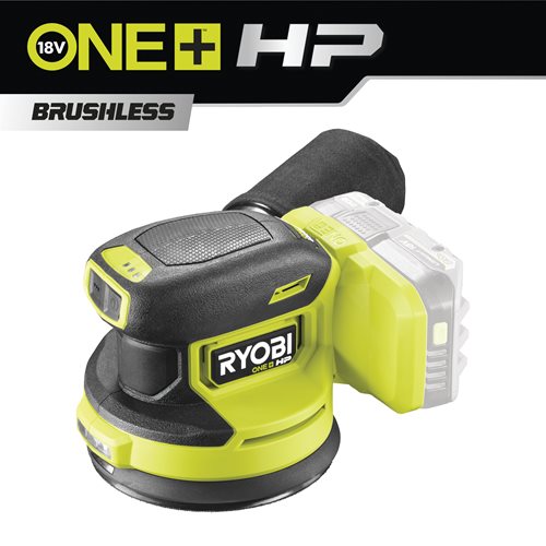 RYOBI 18 V ONE+ HP Brushless Akku-Exzenterschleifer, RROS18C-0, 125 mm Schleifteller, ohne Akku und Ladegerät_hero