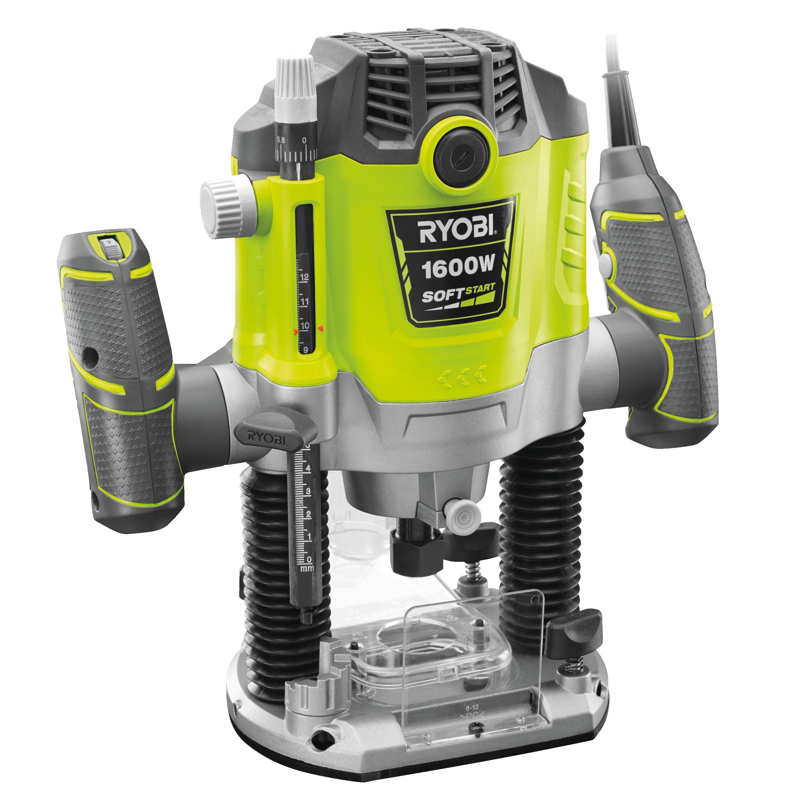 Défonceuse Ryobi RRT1600 – 1600W, 10 000-26 000 tr/min, 5 Fraises Incluses - vue 5