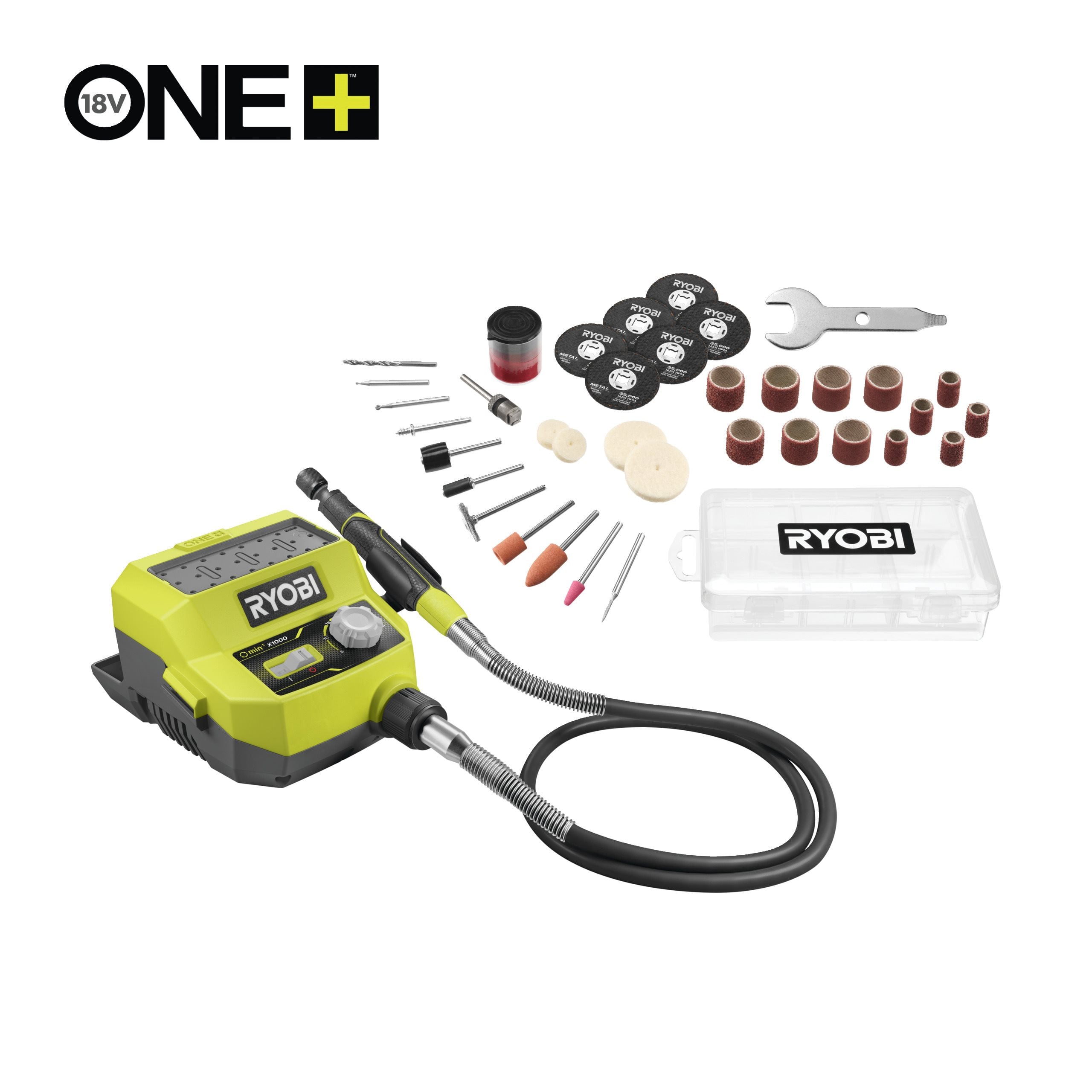 Ryobi Obrotowa stacja narzędziowa 18V ONE+ z 35 akcesoriami RRTS18-0A35