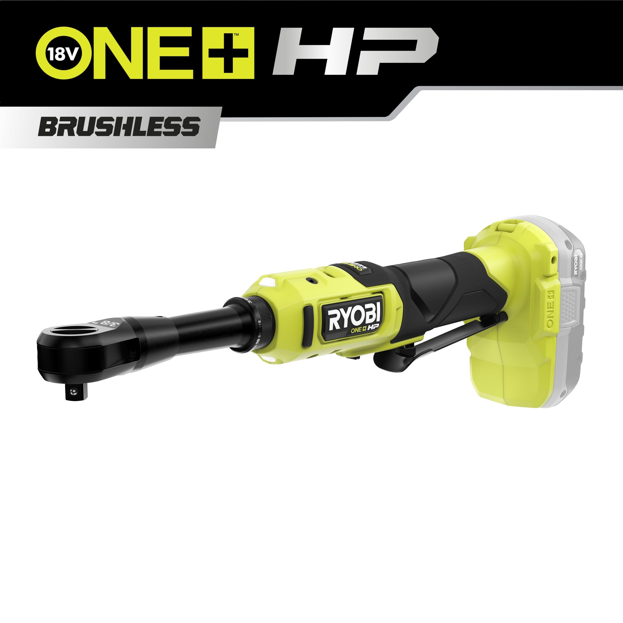 Ryobi Bezszczotkowa grzechotka 3/8", 75 Nm 18V HP ONE+ RRW1838X-0