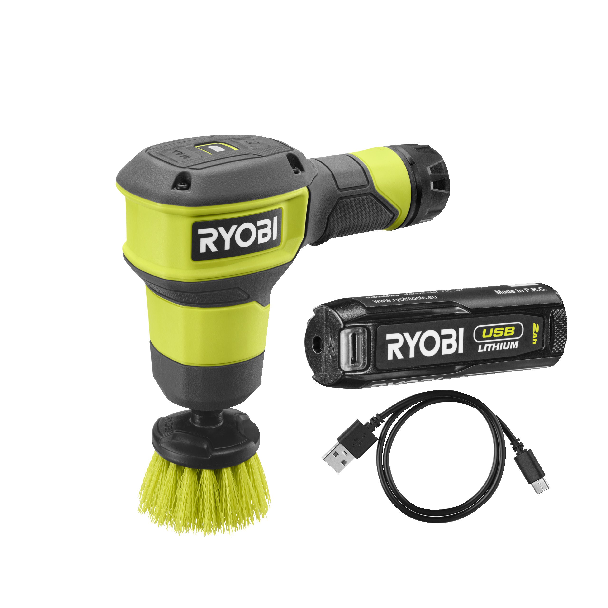 4V Cordless Scrubber (1x 4V 2.0Ah)