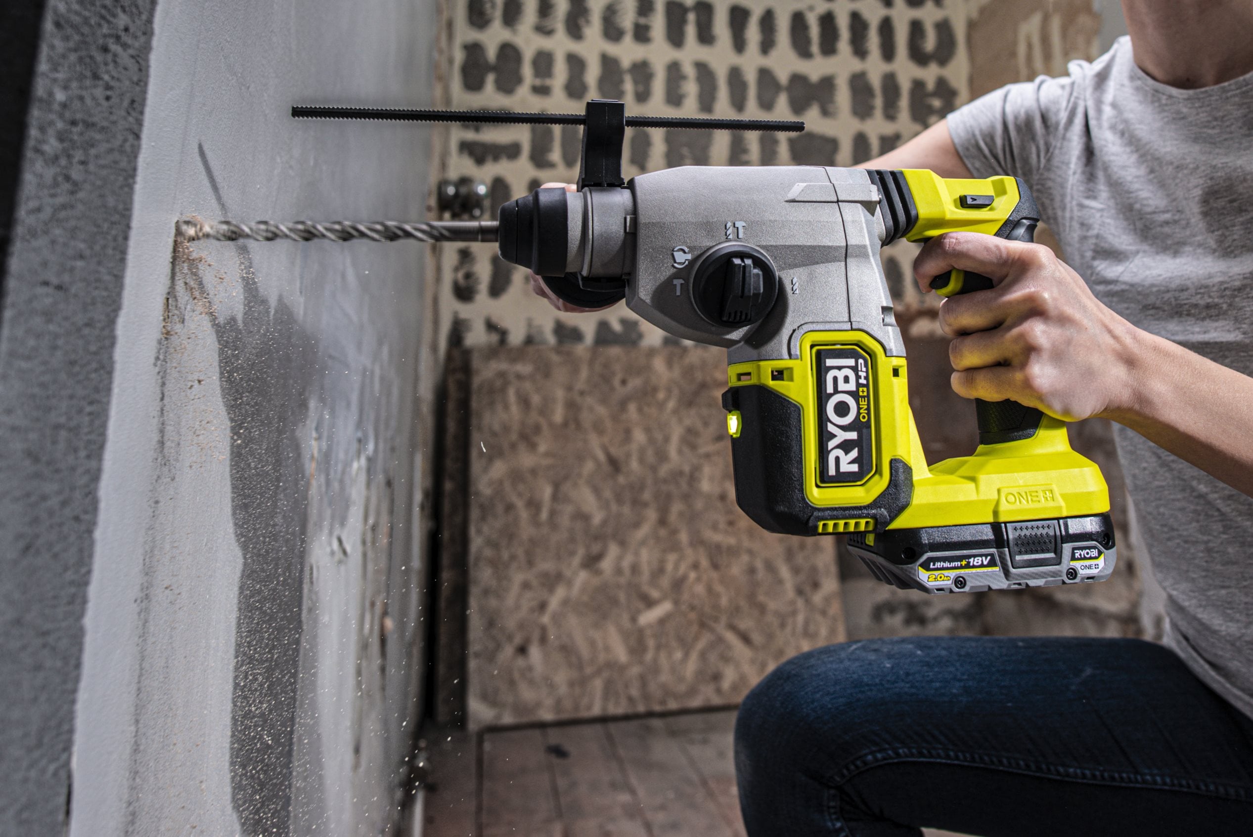 SDS+ Pneumatisk Borehammer Kulfri 18V ONE+ HP | RYOBI | RSDS18X-0