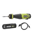 Lutownica 4V USB Lithium z akumulatorem 2.0Ah i kablem do ładowania_snippet_video_1