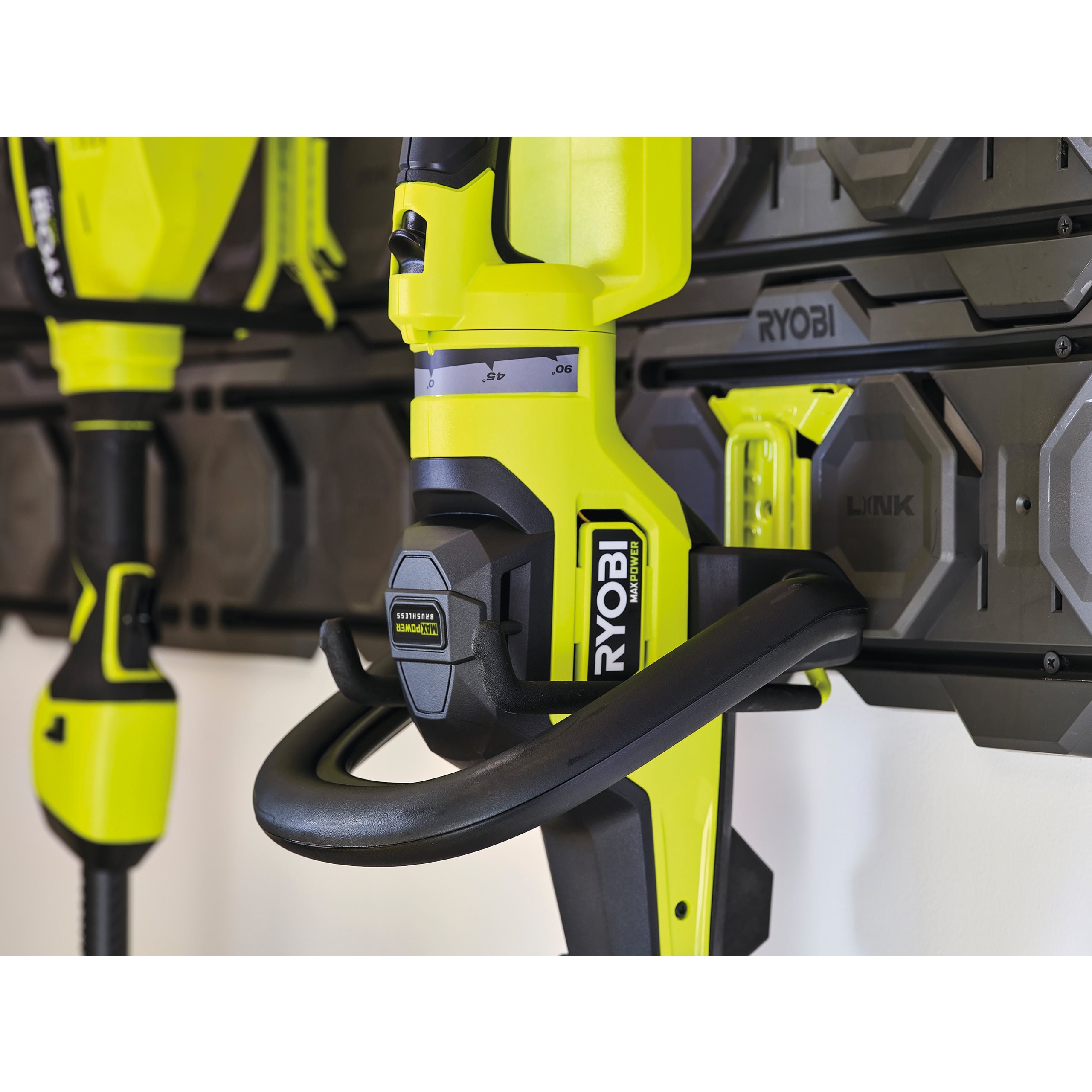RYOBI Gancio Doppio LINK RSLW810 | Sistema Appendere Utensili Fai Da Te E Giardinaggio - Foto 12