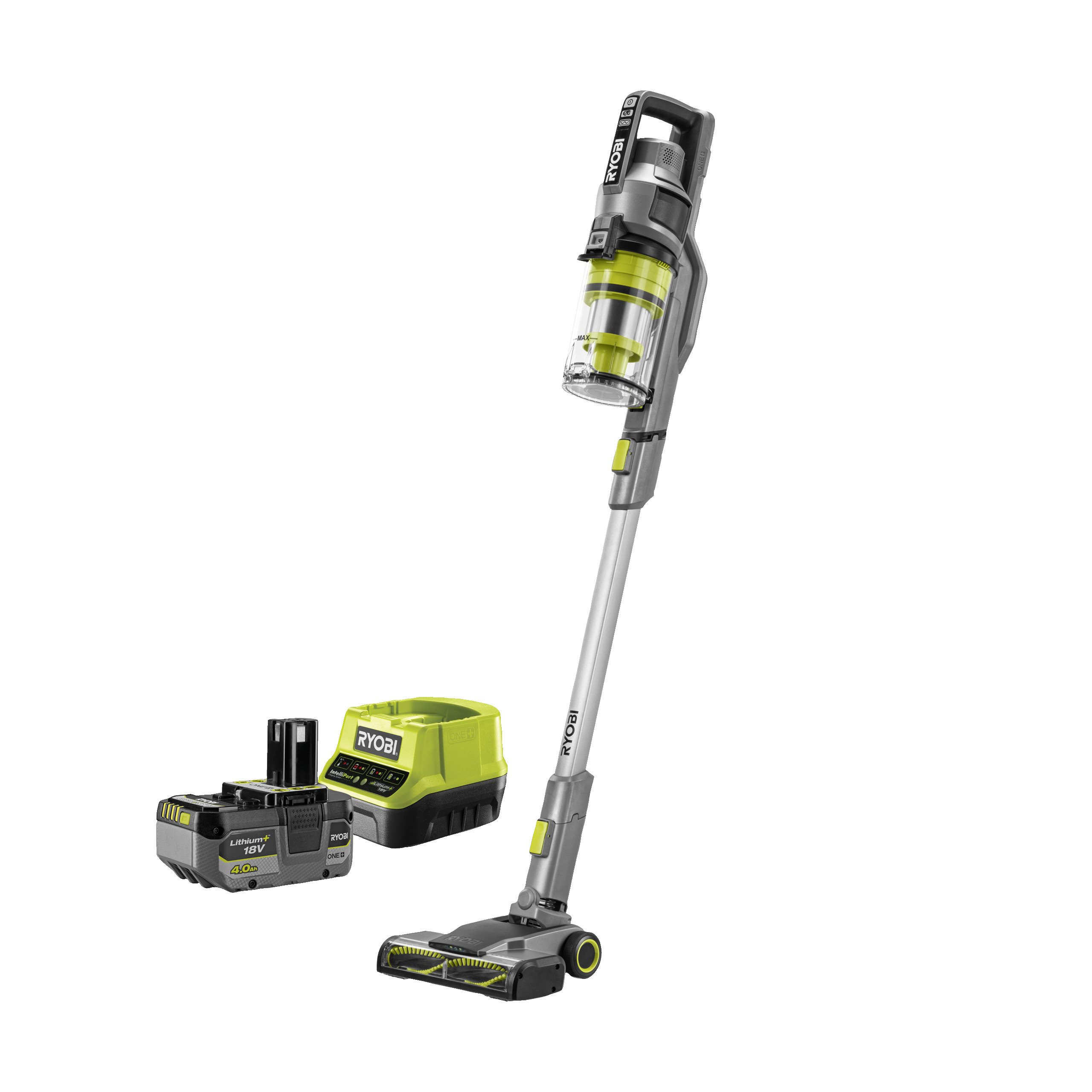 Ryobi Aspirateur balai 18V ONE+ (1 x 4.0 Ah)