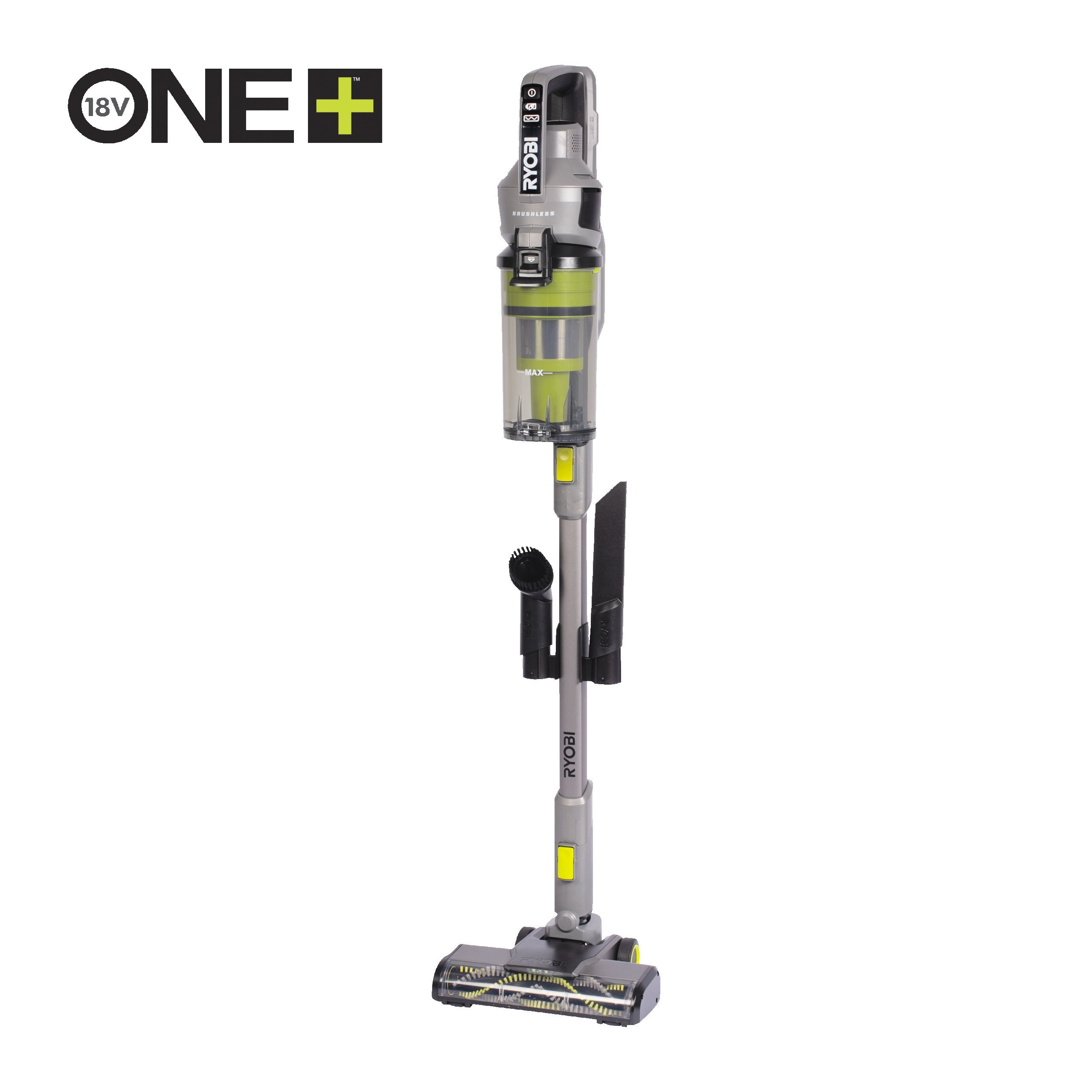 Stick Vacuum Cleaner Ryobi 18v Cleaner 18V ONE+™ Cordless Brushless Stick Vacuum (Bare Tool) RYOBI