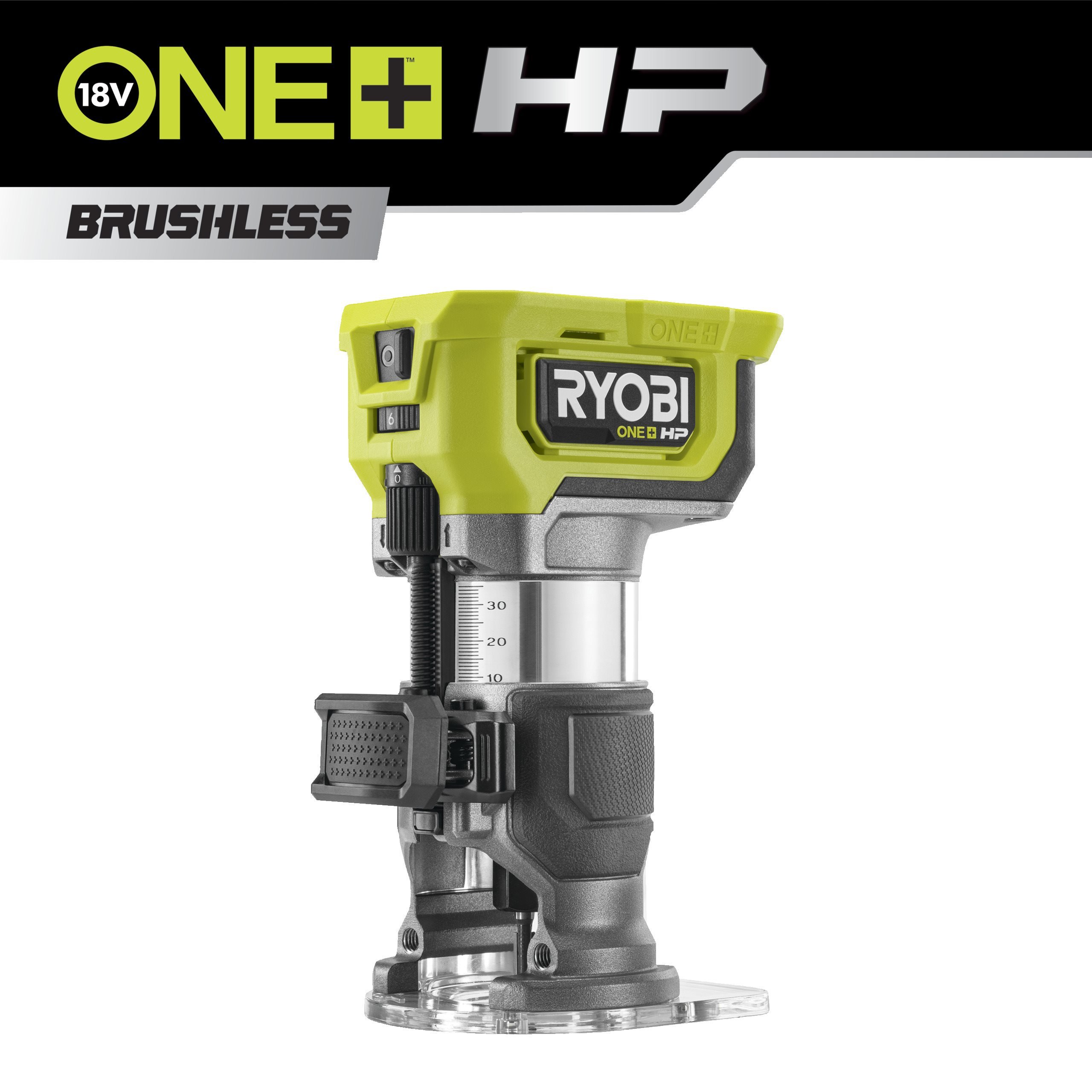 Ryobi - 18V ONE+™ Cordless HP Brushless Compact Trim Router (Bare Tool ...