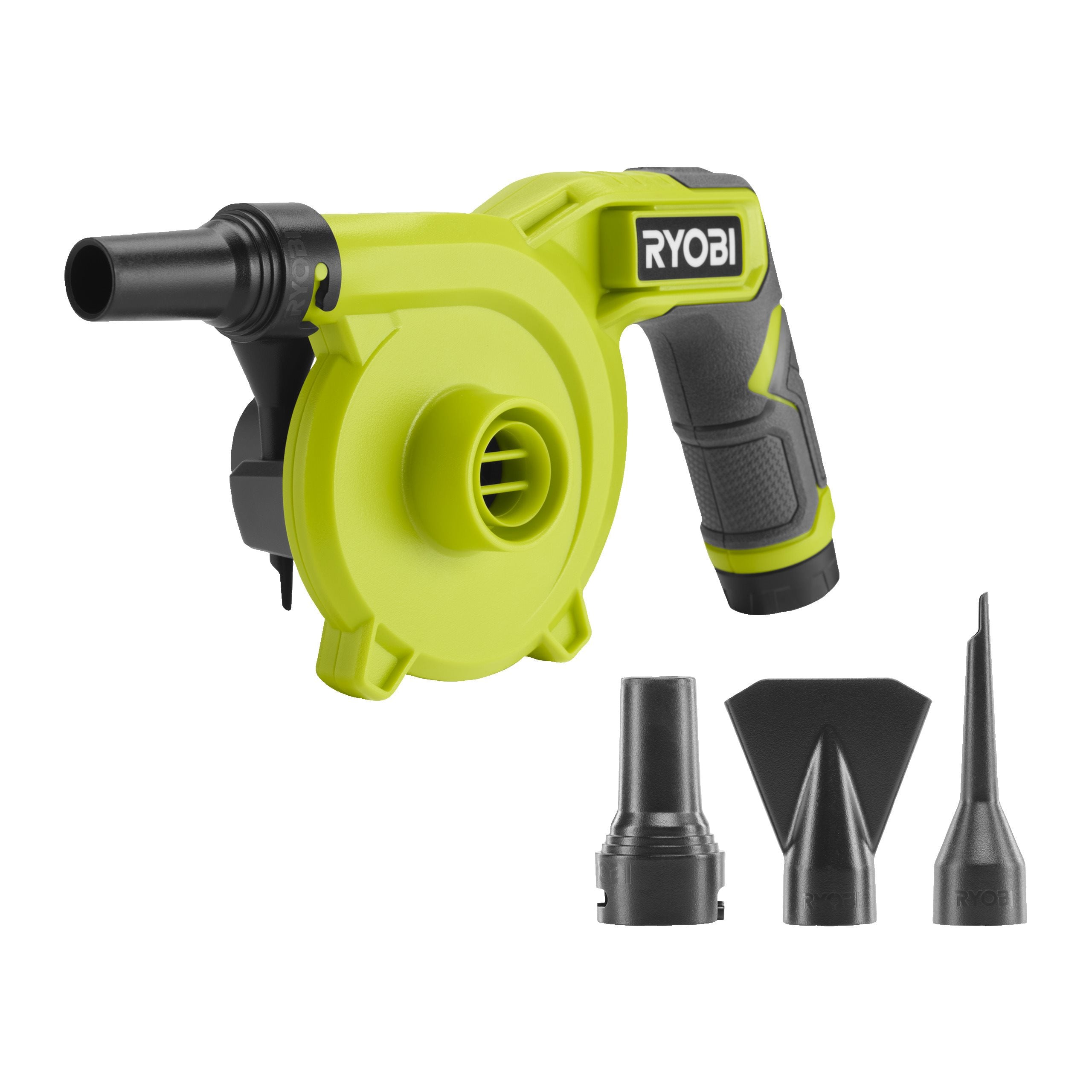Gonfleur dégonfleur RYOBI 4V Gros débit : 200 /min Livré avec 3 embouts de gonfleur - vue 3