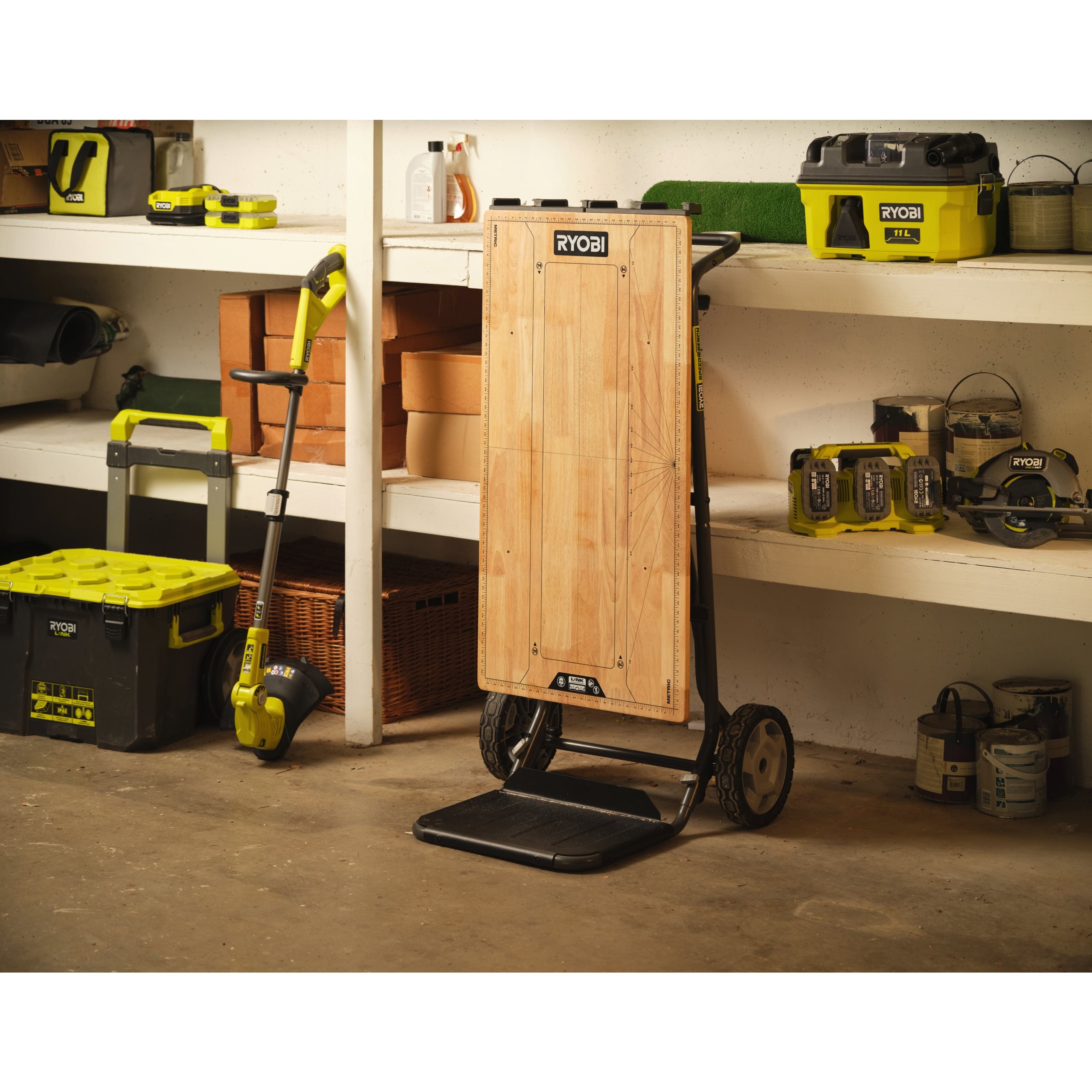 Ryobi - Etabli De Métier Pliable En Métal 600x570x760mm - Rwb03 pas cher Ryobi - Etabli De Métier Pliable En Métal 600x570x760mm - Rwb03 pas cher