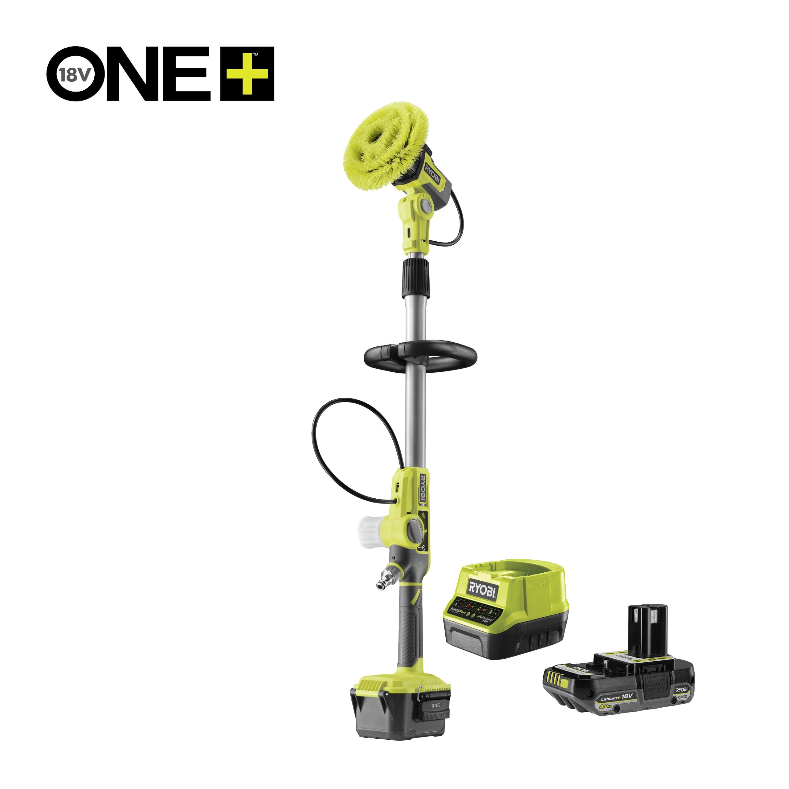 18V ONE+™Telescopic Scrubber (1x 2.0Ah)