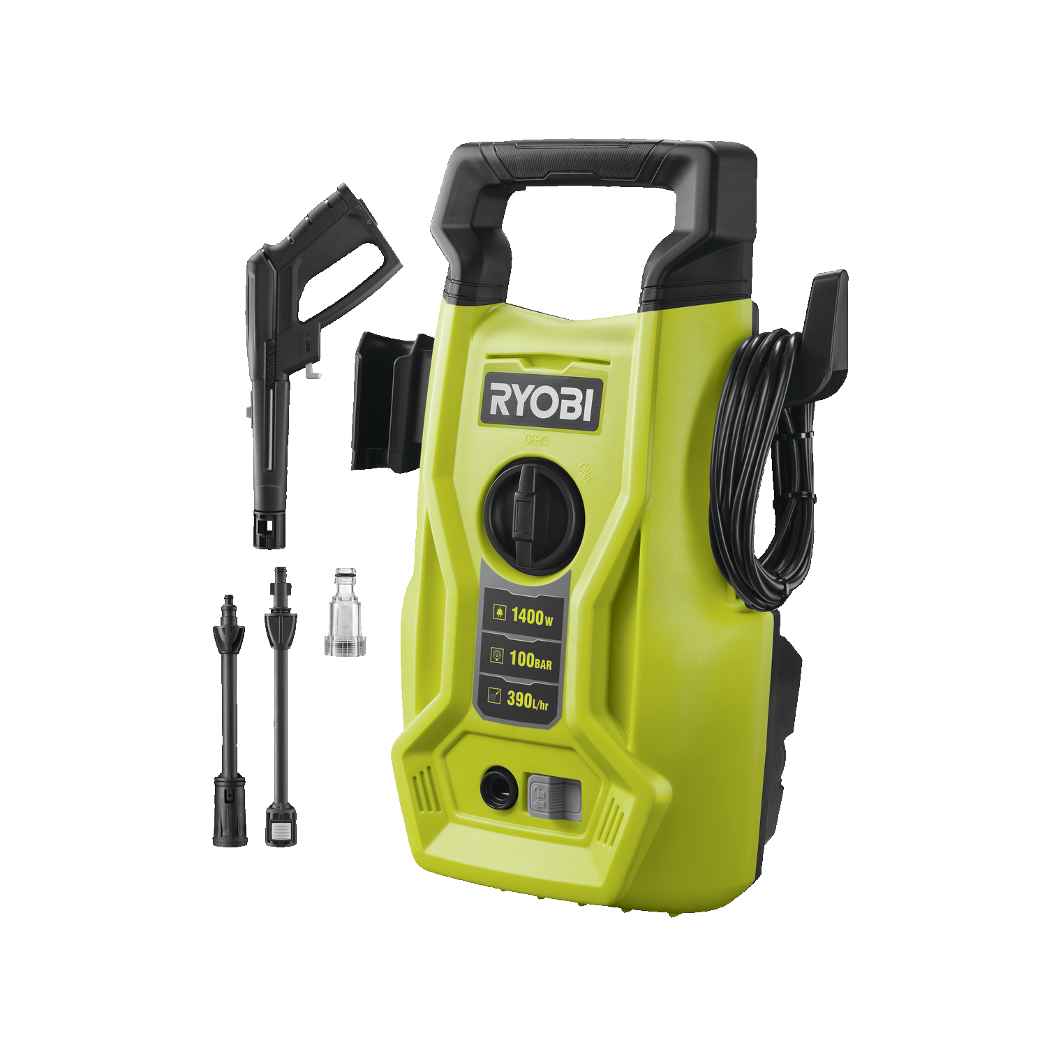 Cordless Pressure Washer 100 BAR Power Washer RYOBI RY100PWA