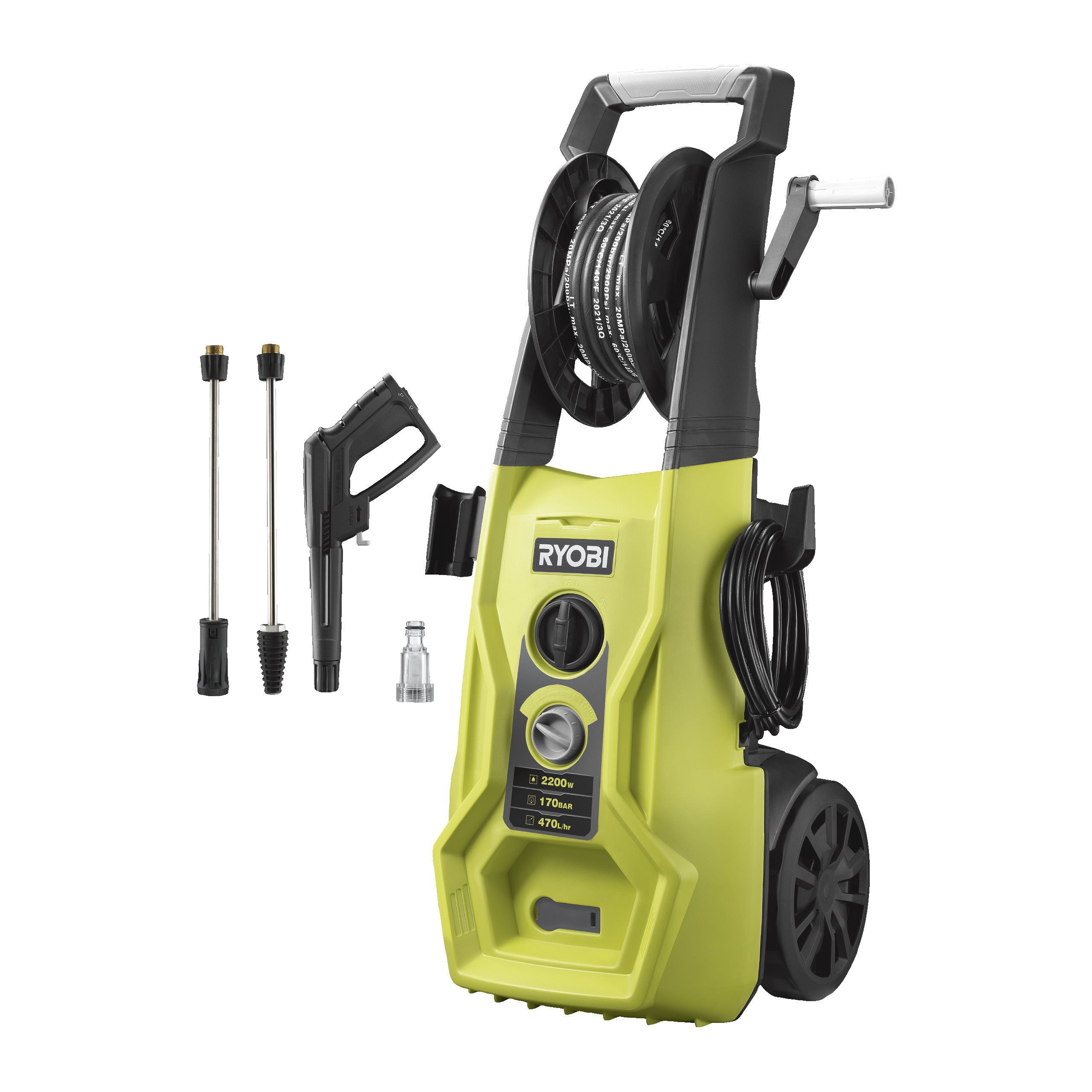 H ytrykkspyler 170 BAR 2500W Ryobi H ytrykkspyler 170 BAR 2500W Ryobi