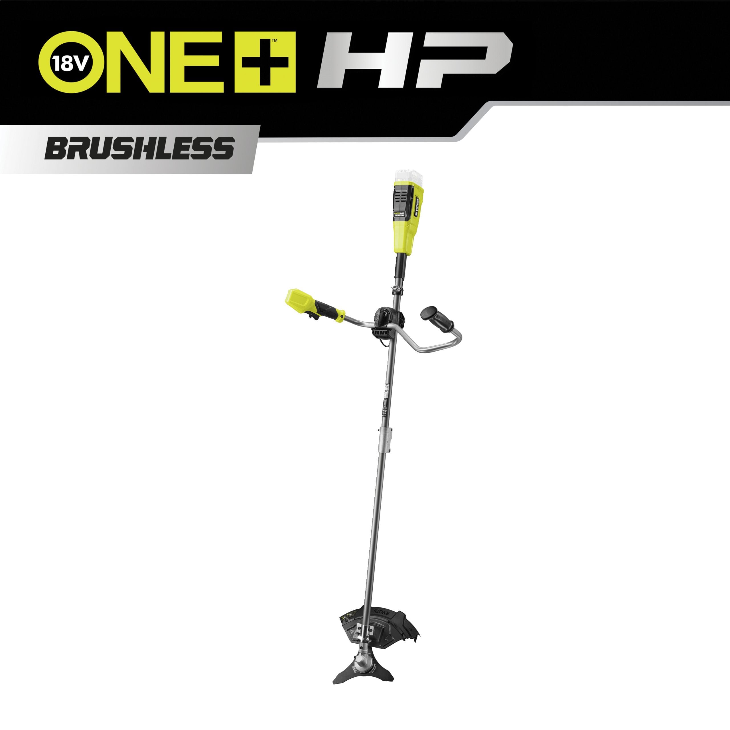 Ryobi RY18BCX26A-0 ONE+ HP 2-in-1 Brush Cutter & Line Trimmer