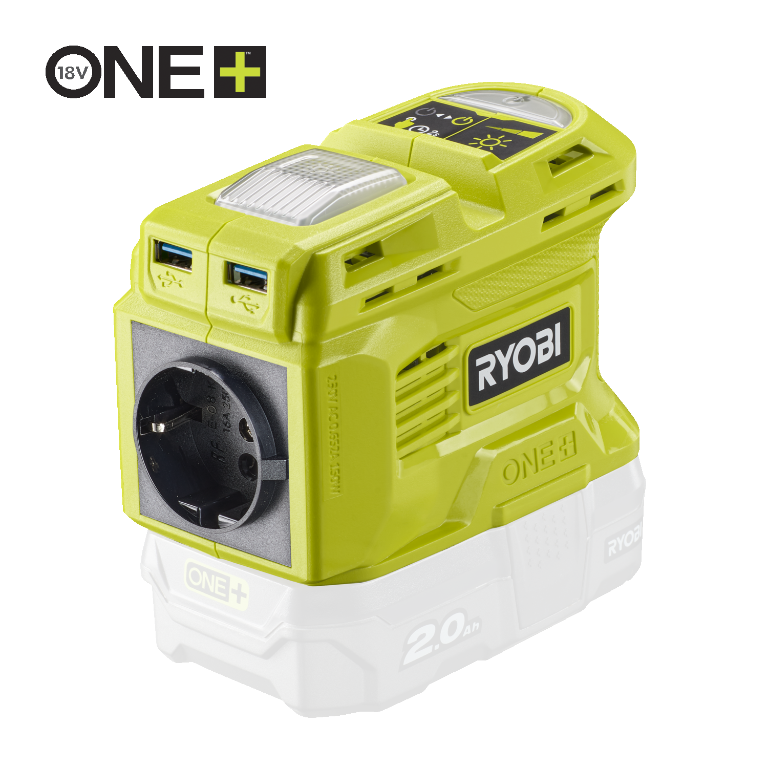 Cordless Battery Inverter RYOBI RY18BI150B 0