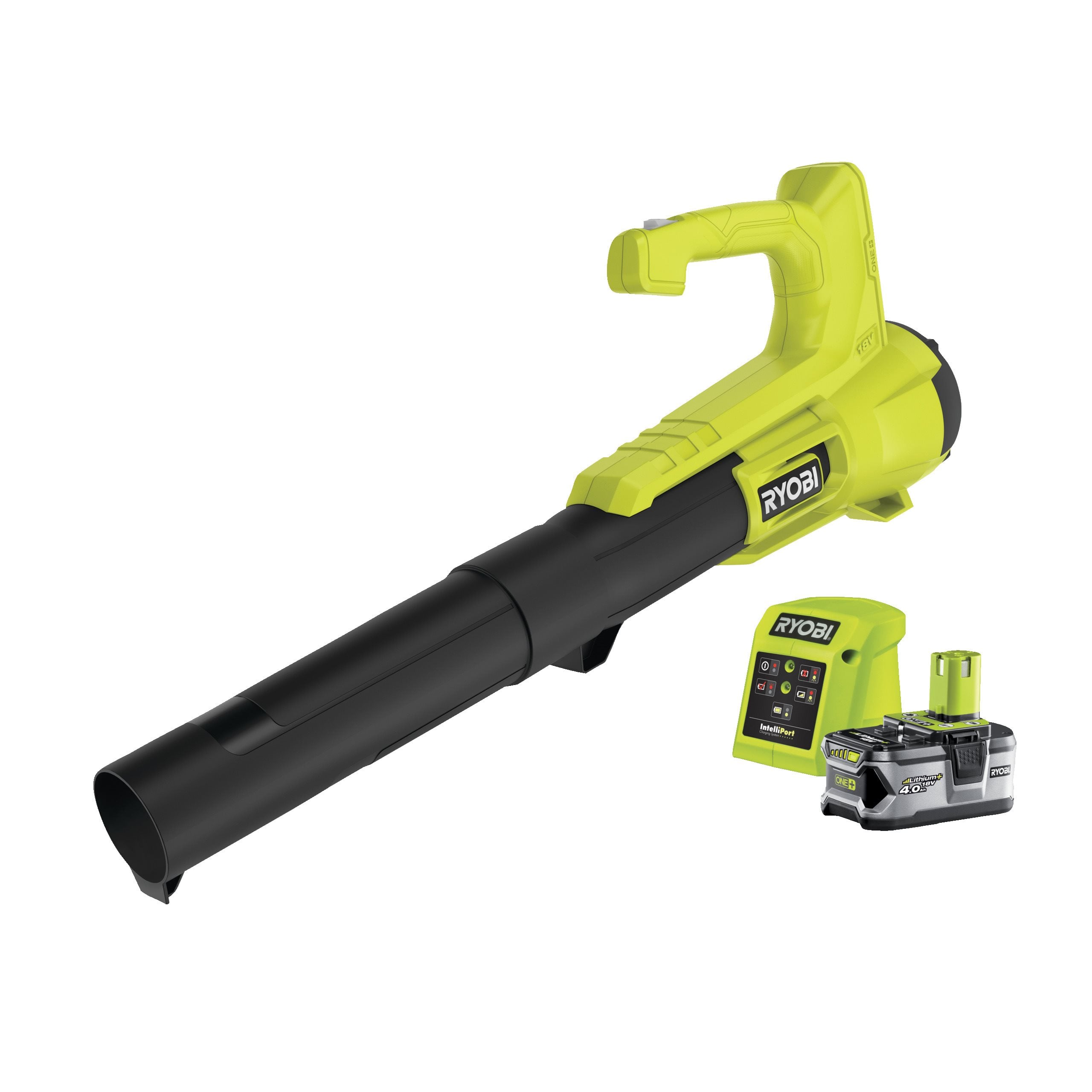 Dmuchawa 18V ONE+™ w zestawie z akumulatorem 4.0 Ah i ładowarką