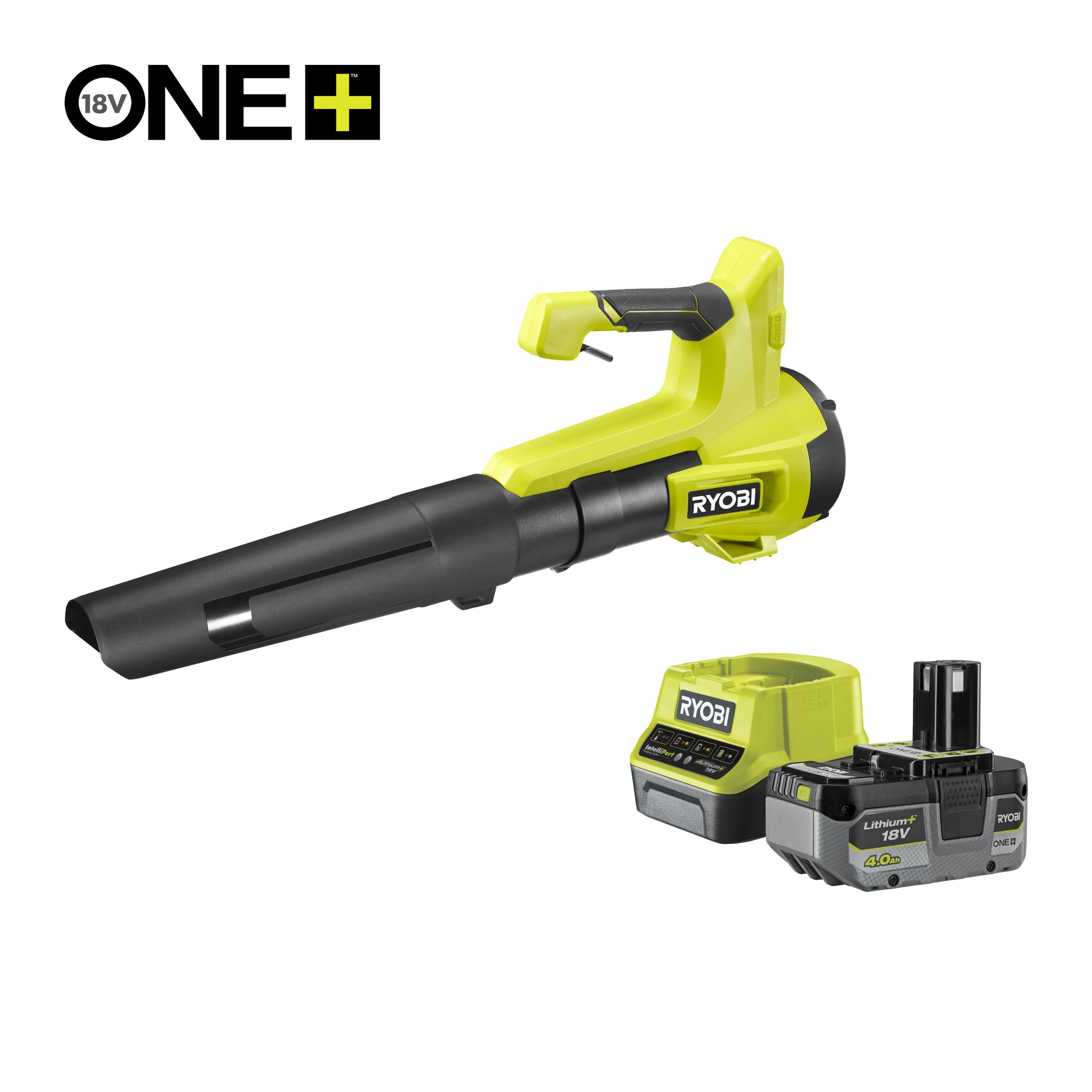 Souffleur Turbo Jet 18V RYOBI Soufflerie 160 kmh Batterie 4 0Ah Chargeur RY18BLB 140 - vue 6