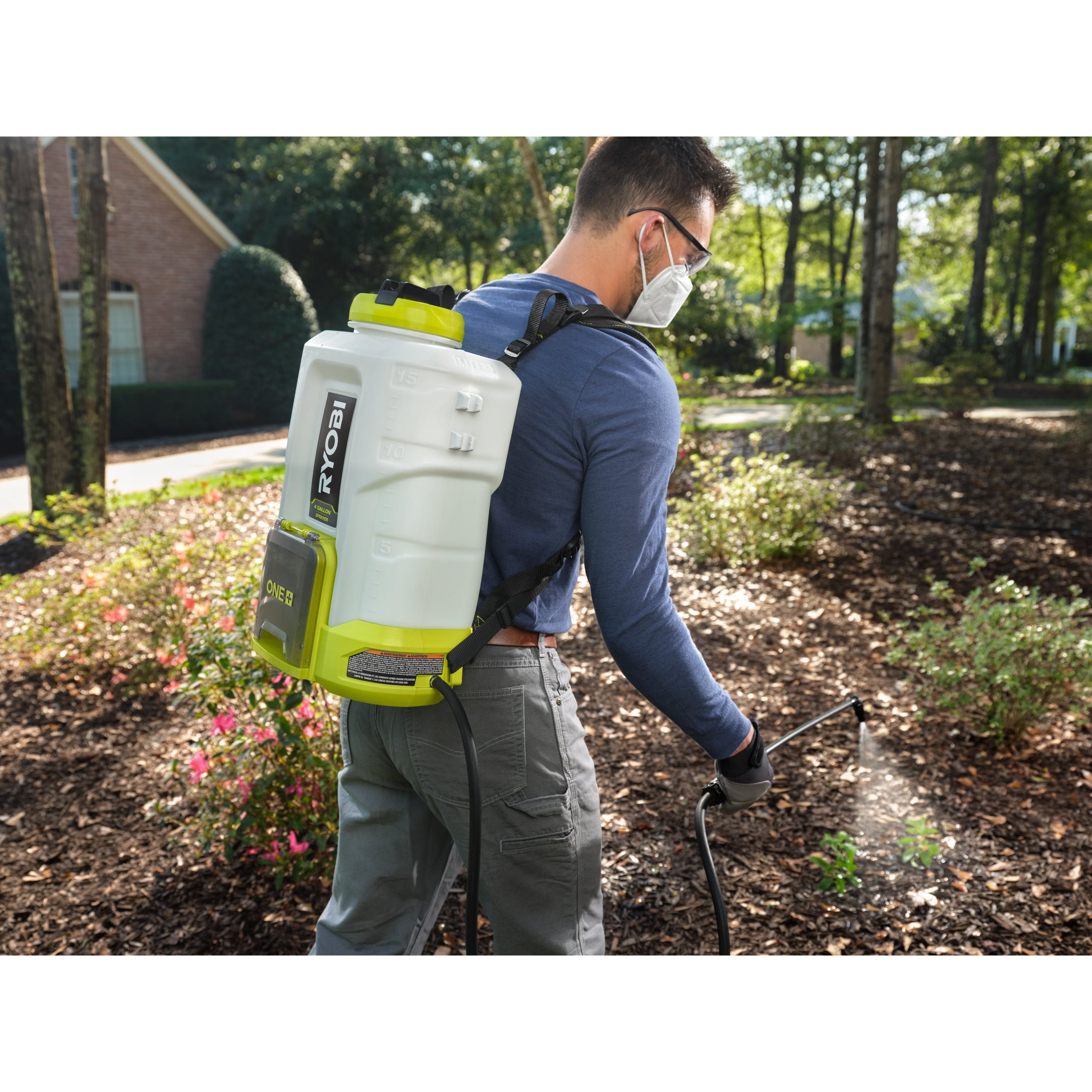 Spray Backpack Ryobi Backpack Weed Sprayer Ryobi RY18BPSA 0 18V ONE+ Cordless