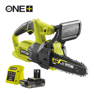 Piła łańcuchowa 20cm kompaktowa 18V ONE+™, w zestawie z akumulatorem 2.0Ah i ładowarką