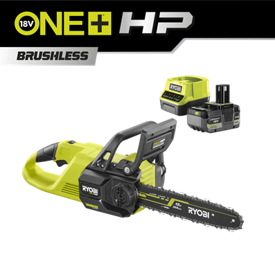 Piła łańcuchowa 30cm WHISPER™ 18V ONE+™ HP w zestawie z akumulatorem 5.0Ah i ładowarką 