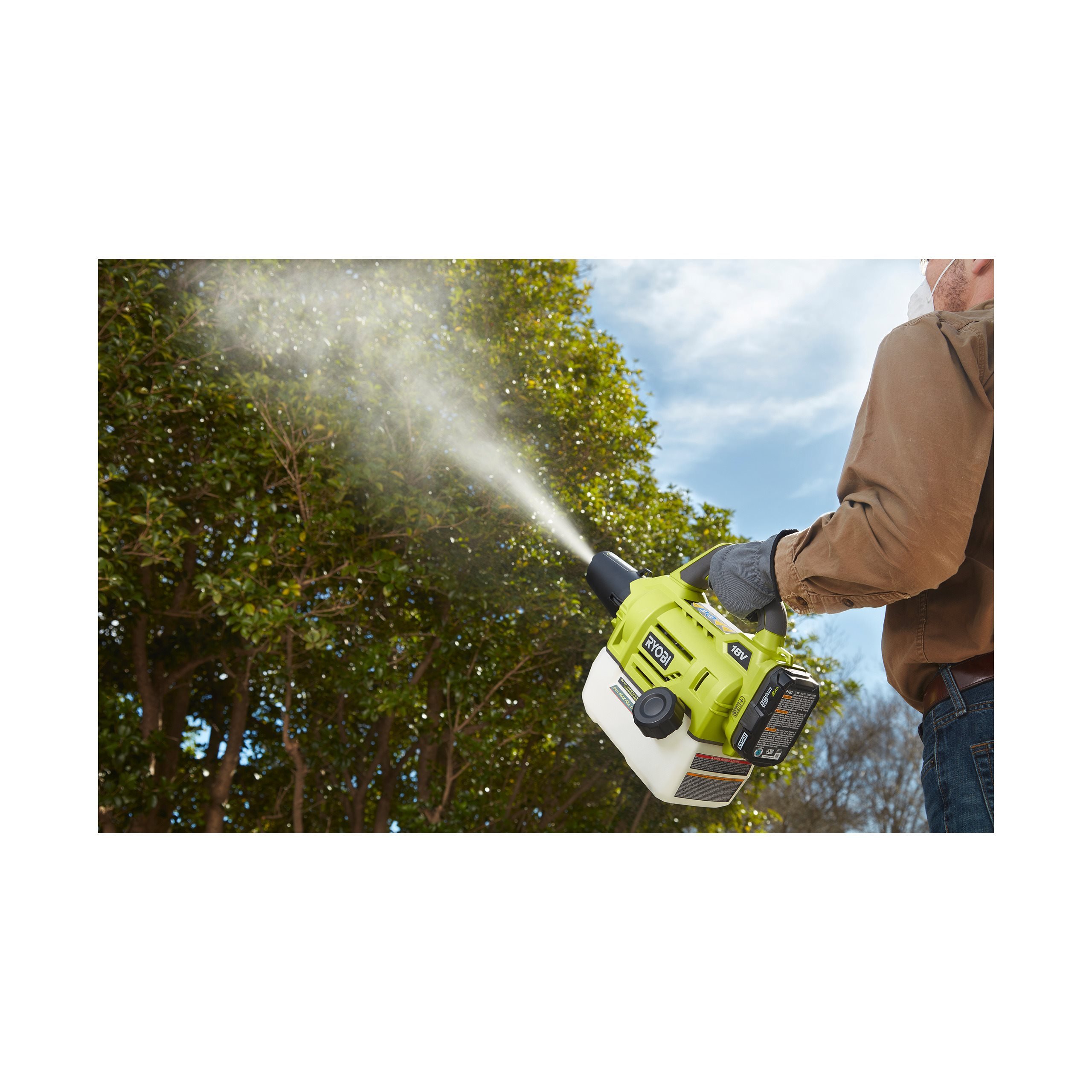 Cordless Fogger Disinfectant Fogger RYOBI 18V ONE+™ RY18FGA-0