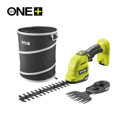 Cisaille / Sculpteur de végétaux 18V ONE+™ (vendue sans batterie ni chargeur) - Sac pop-up collecteur de végétaux inclus