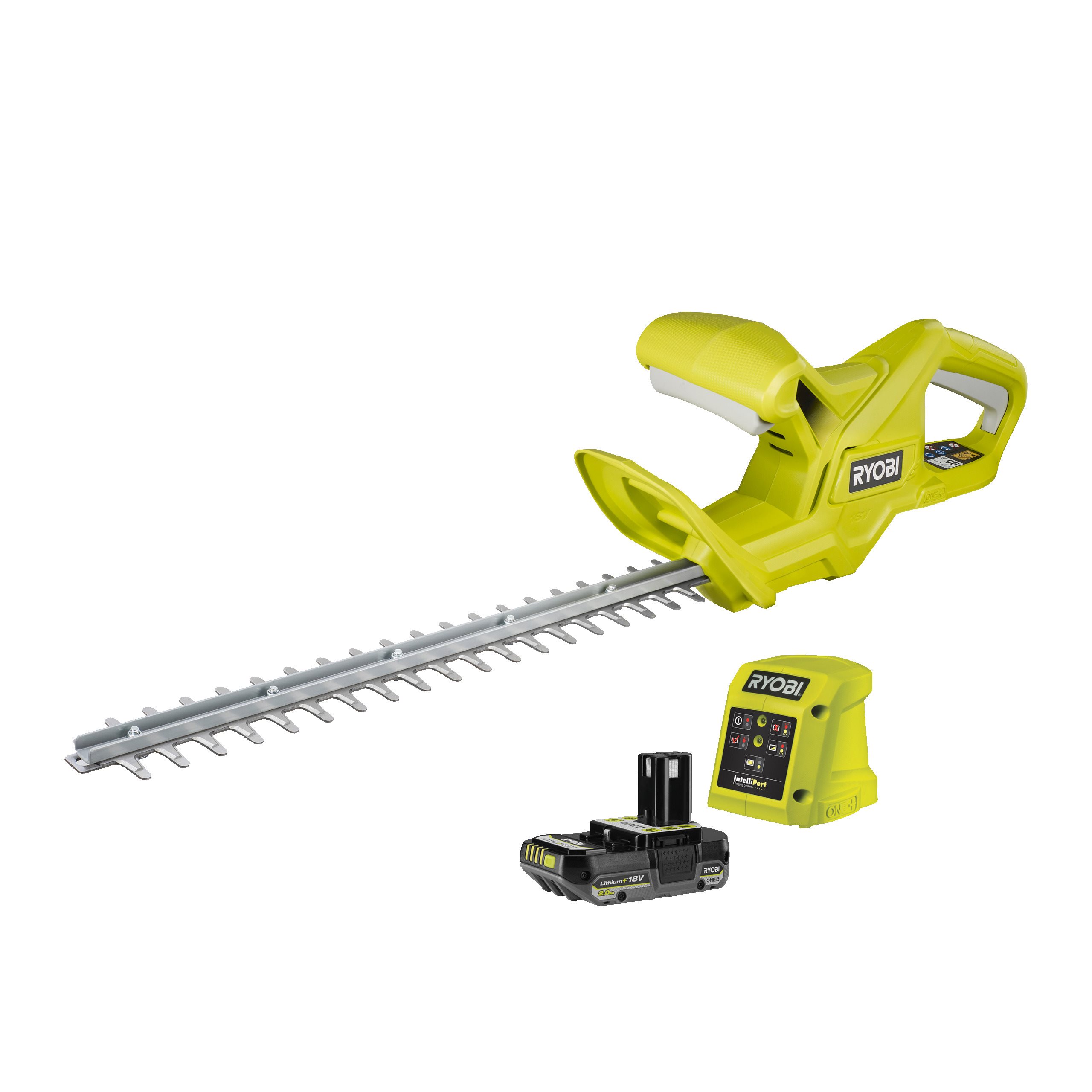Nożyce do żywopłotu, ostrze 40 cm, akumulatorowe 18V ONE+™, w zestawie z akumulatorem 2.0Ah i ładowarką