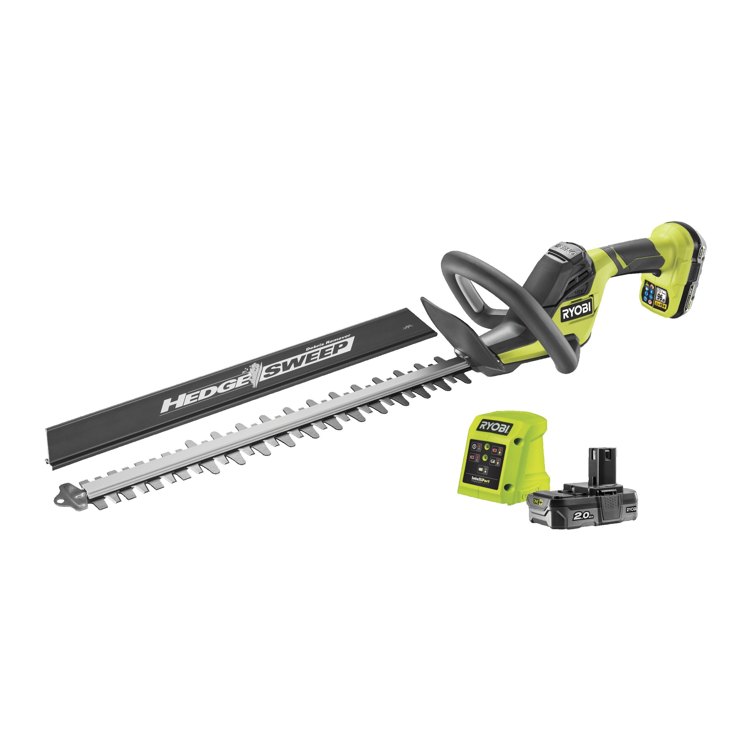 Nożyce do żywopłotu, ostrze 50 cm, akumulatorowe, 18V ONE+, w zestawie z akumulatorem 2.0Ah i z ładowarką