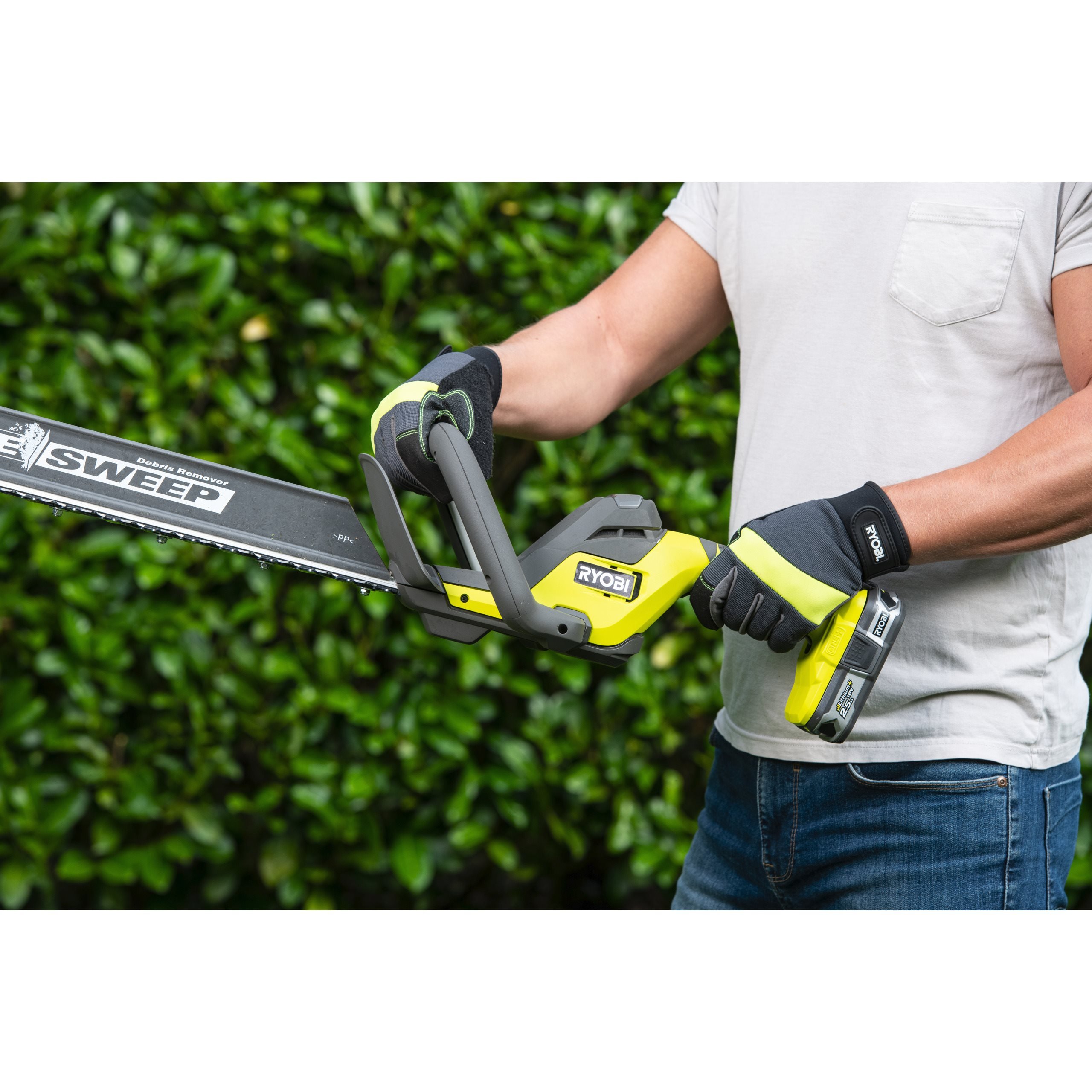 55cm Cordless Hedge Trimmer Hedge Cutter RYOBI 18V ONE+