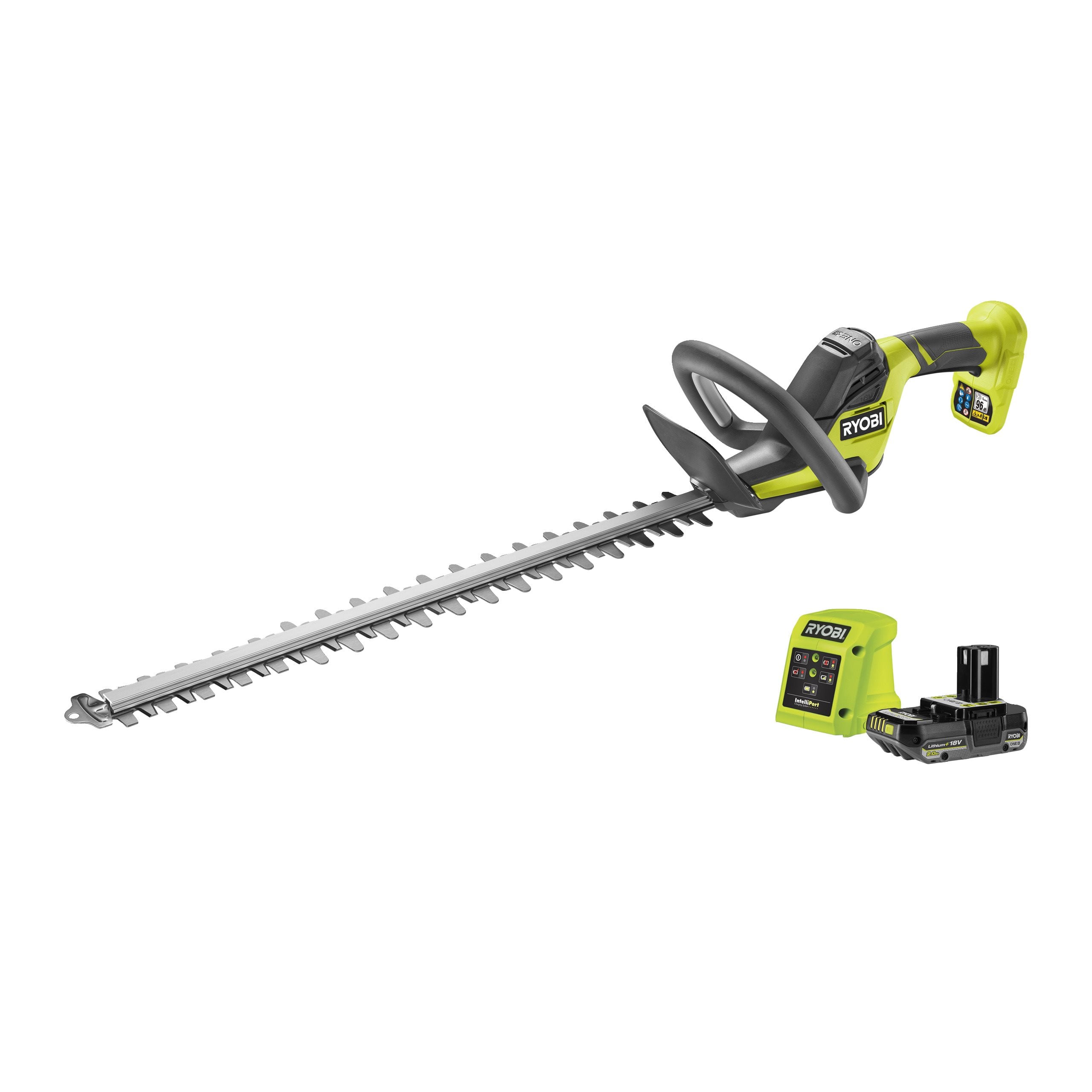 Ryobi 18V One+Cordless 55Cm Hedge Trimmer (1 X 2.0Ah)
