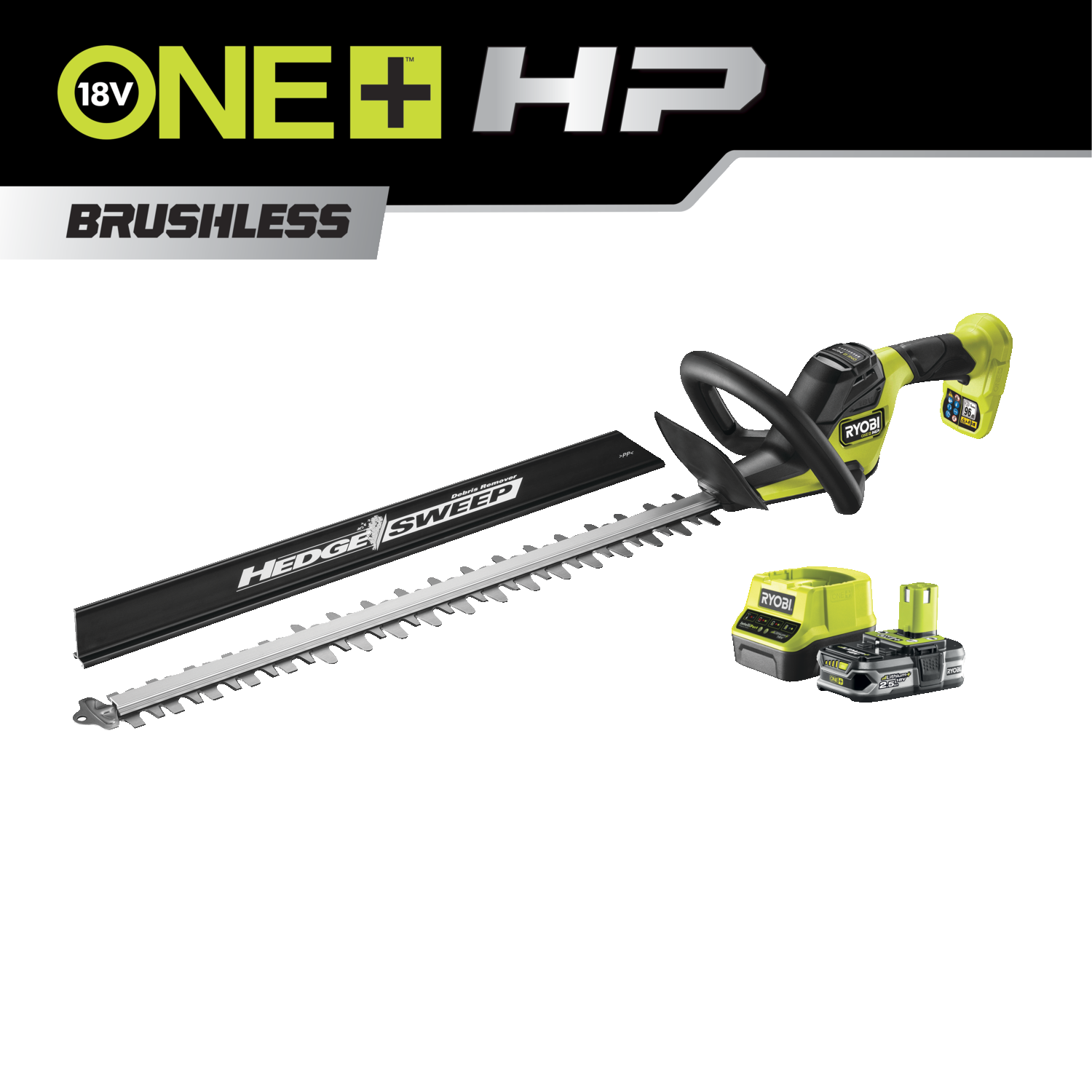 Hacksax Brushless 60 cm 1 x 2.5Ah 18V ONE HP RYOBI RY18HTX60A 125