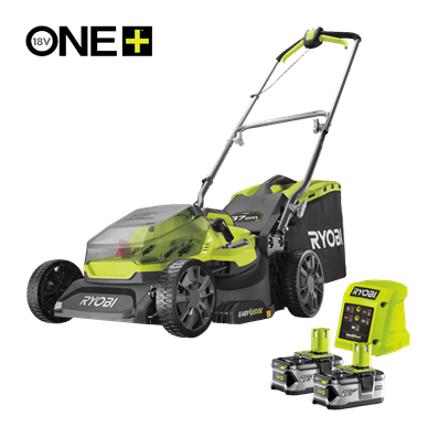 Tondeuse poussée 18V ONE+™ - 37 cm (2 x 4,0 Ah)